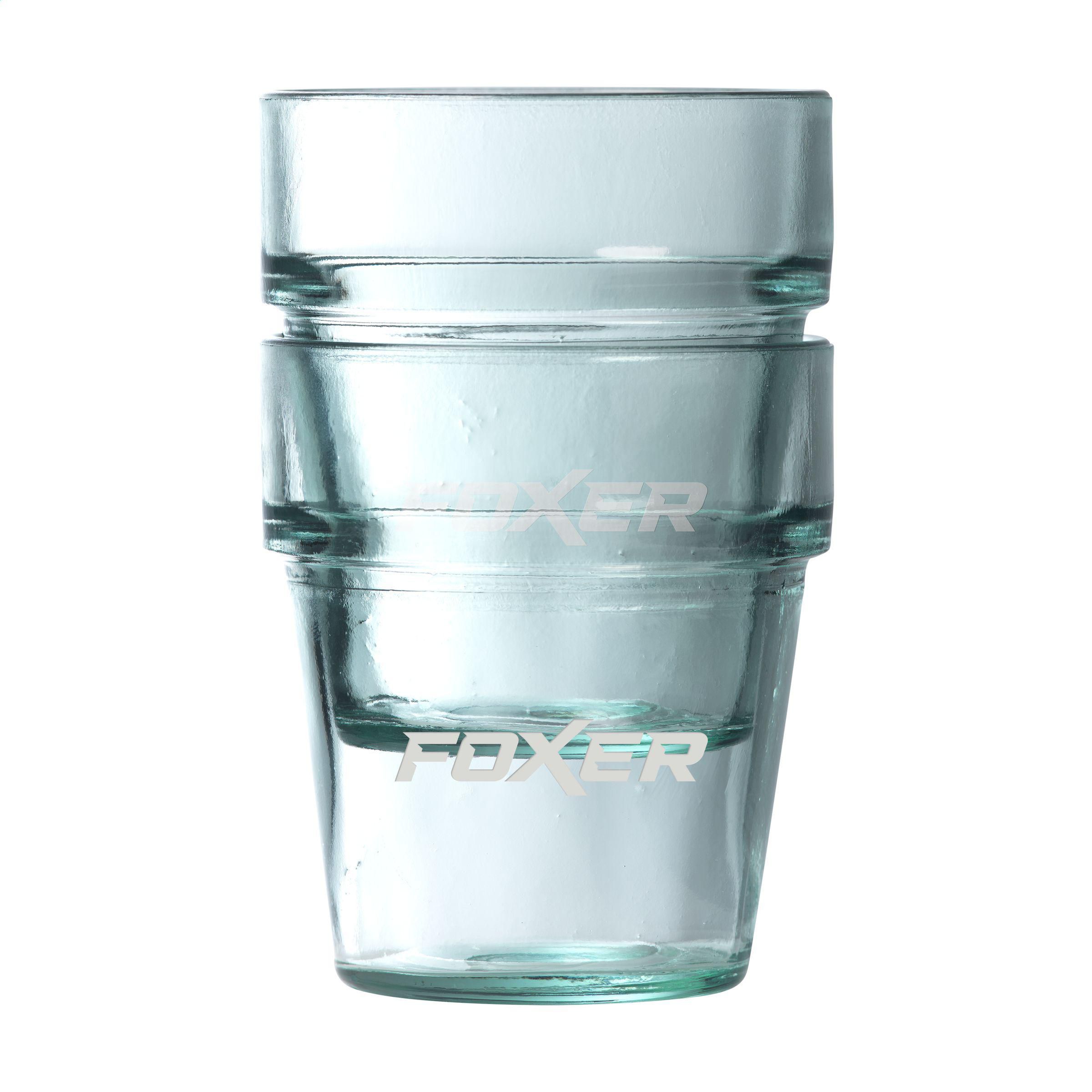 Vue 2 de Sevilla Verre d'eau Recyclé Empilable 270 ml