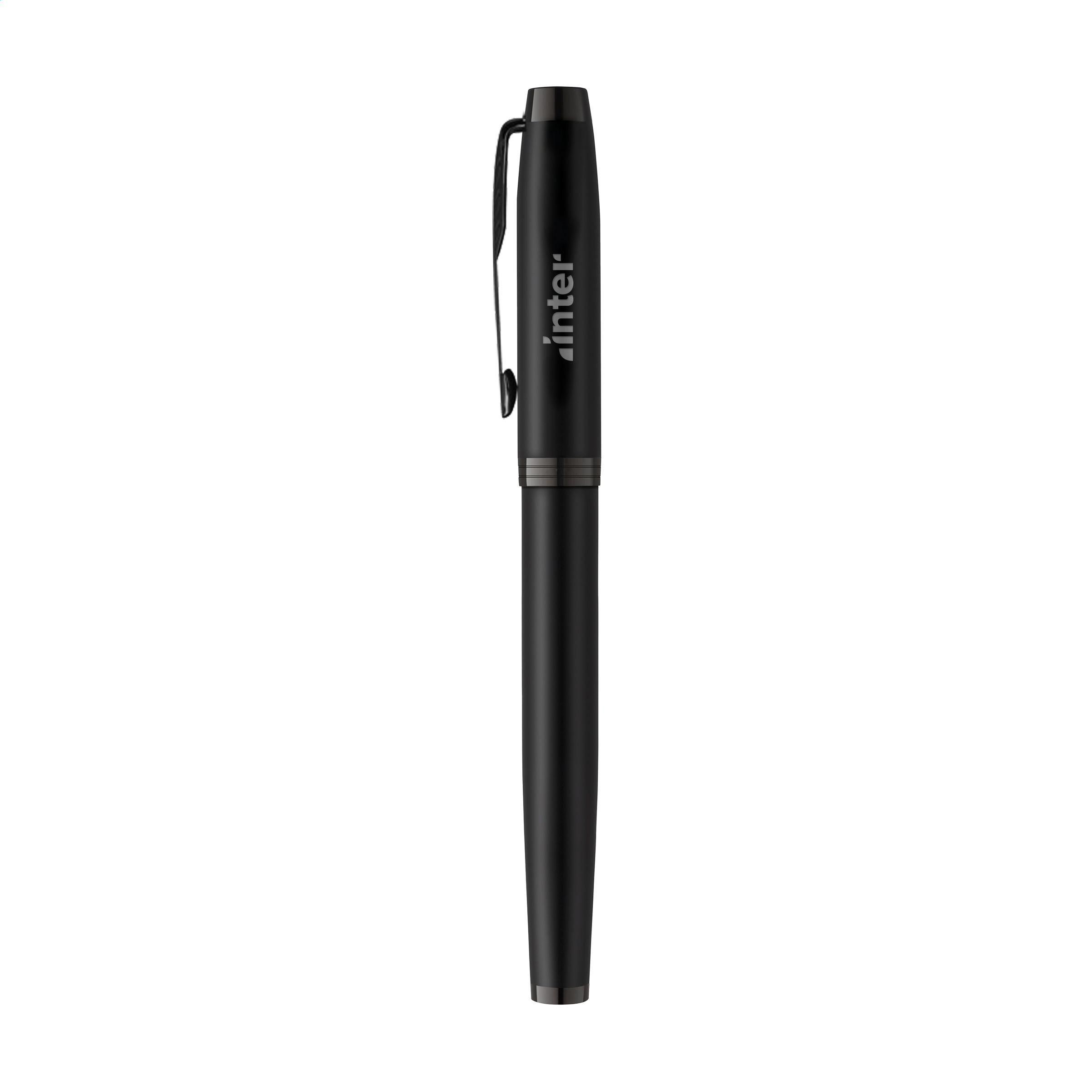 Vue 3 de Parker IM Achromatic Roller Pen - noir