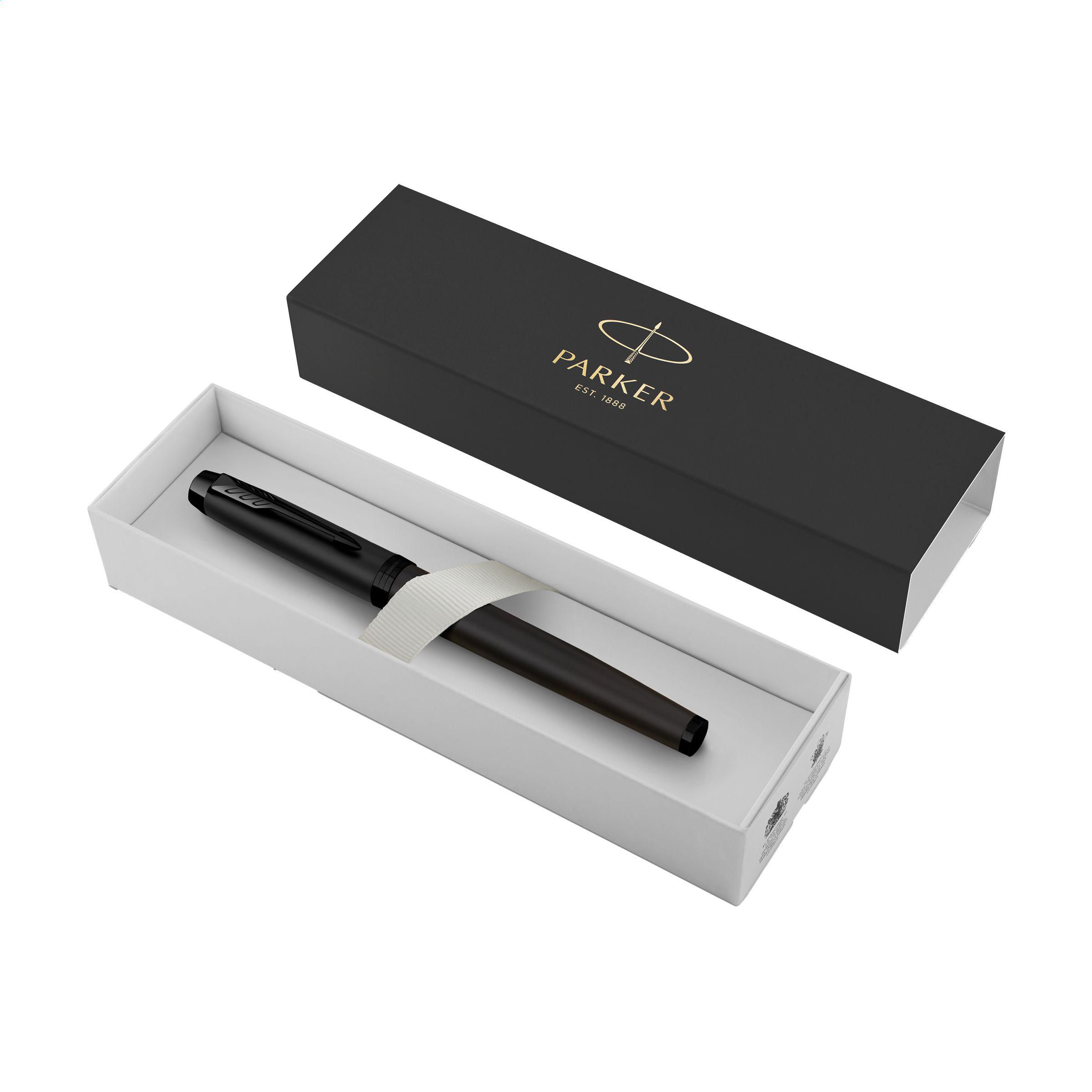 Vue 5 de Parker IM Achromatic Roller Pen - noir