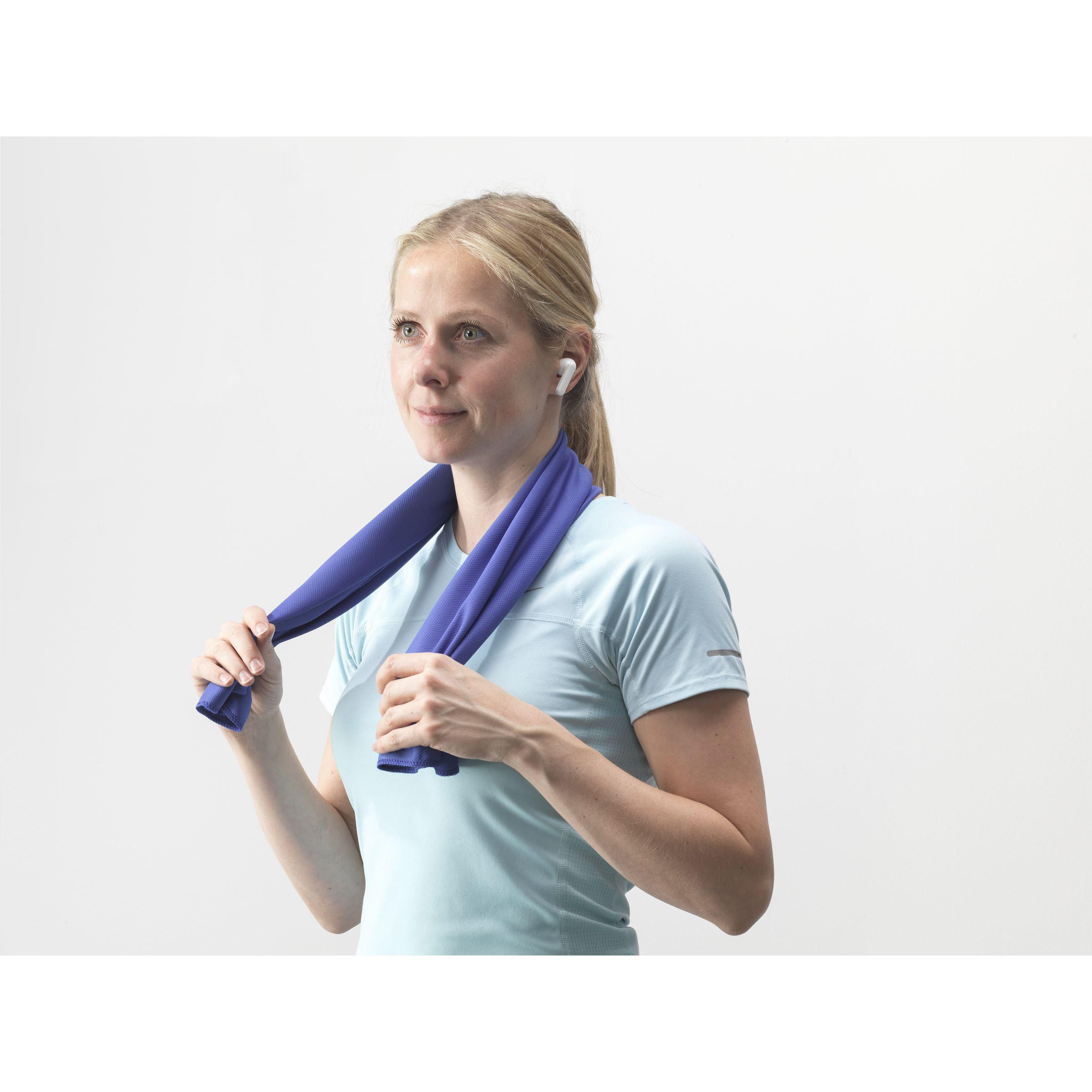 Vue 5 de CoolDown GRS RPET serviette de sport