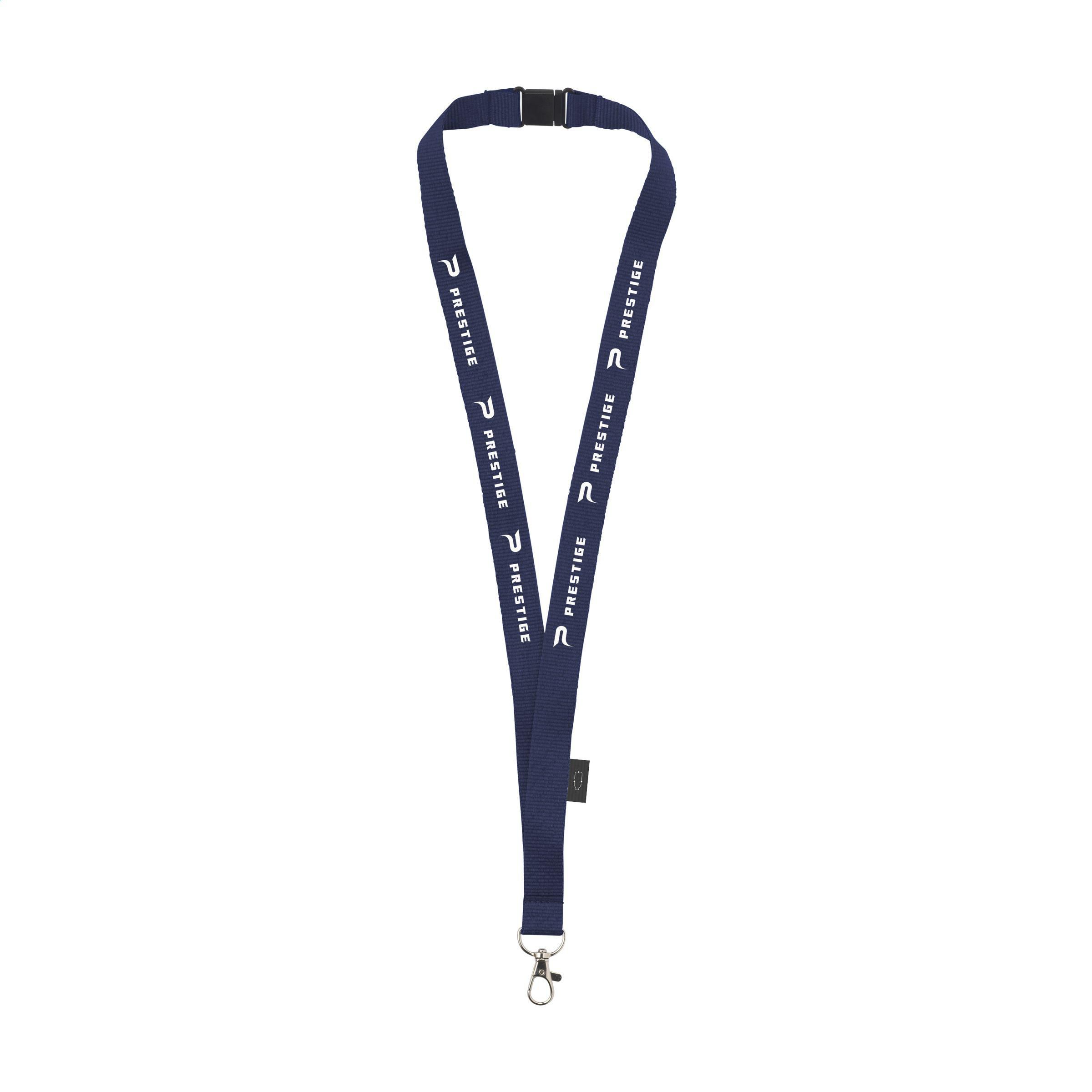 Vue 3 de Lanyard Safety GRS RPET 2 cm tour de cou