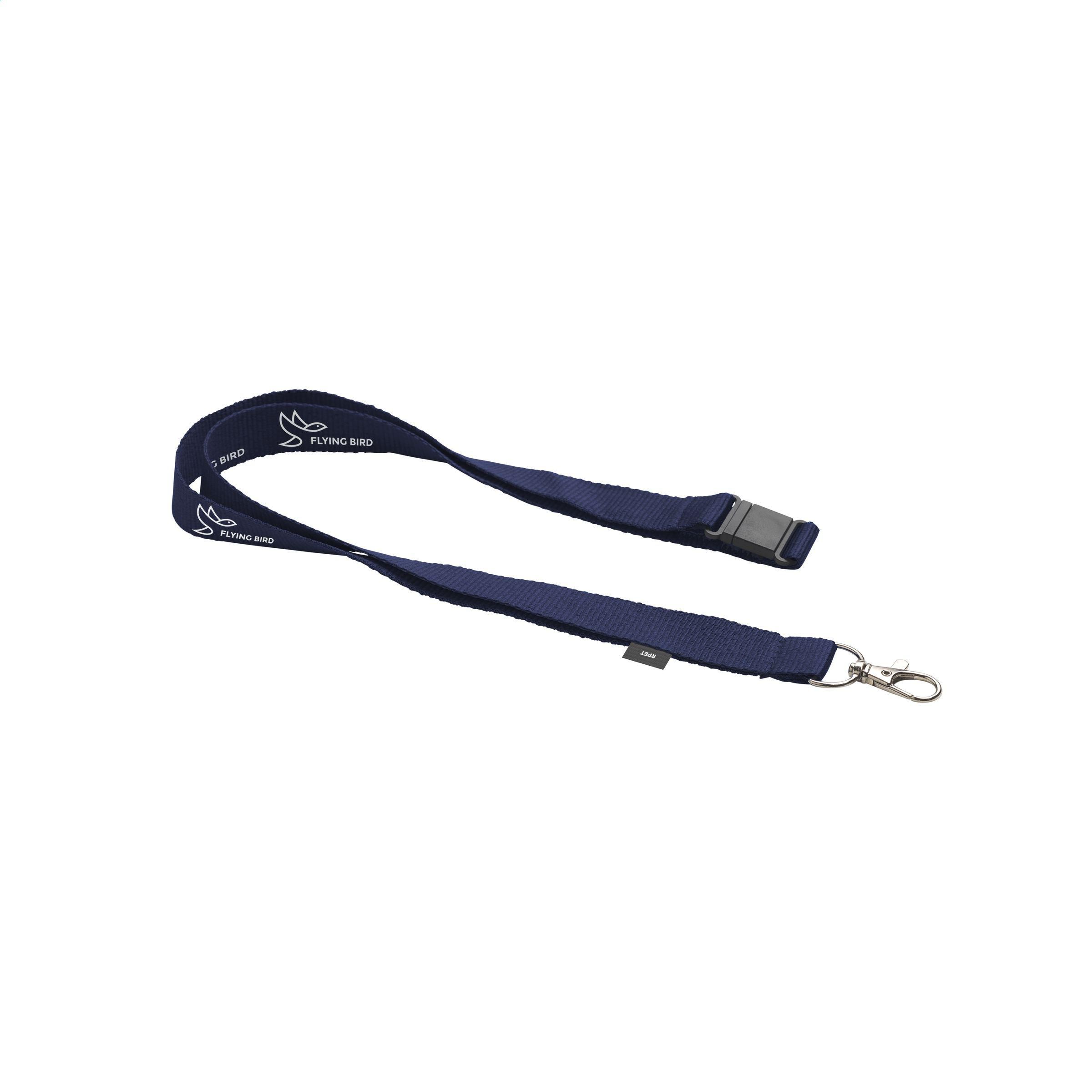 Vue 4 de Lanyard Safety GRS RPET 2 cm tour de cou