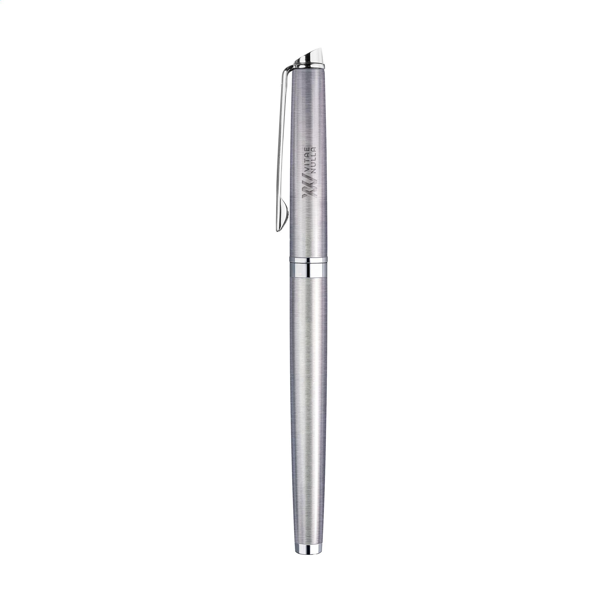 Vue 3 de Waterman Hémisphère Stylo roller Argent - encre noire