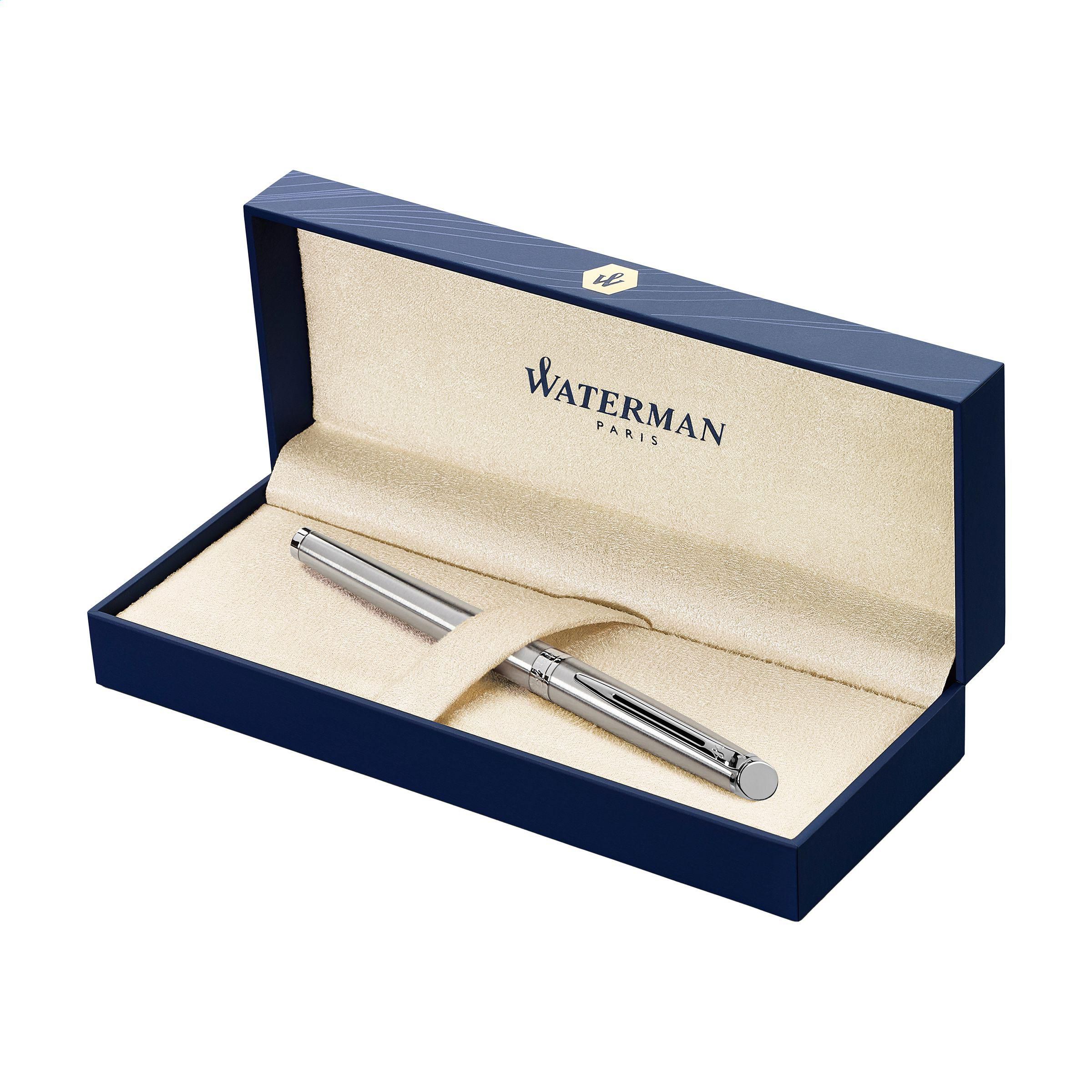 Vue 4 de Waterman Hémisphère Stylo roller Argent - encre noire