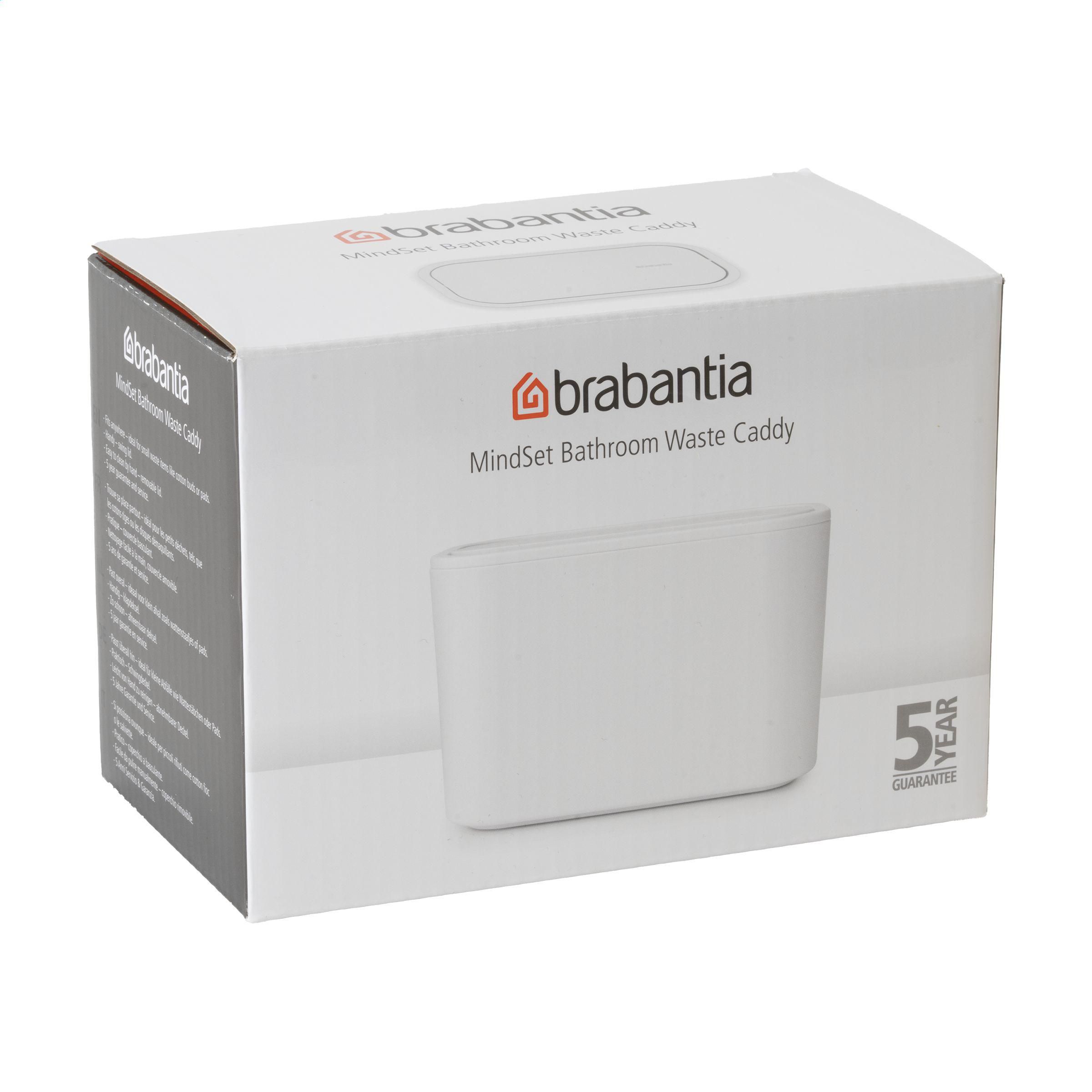 Vue 3 de Brabantia Mindset Poubelle de salle de bain
