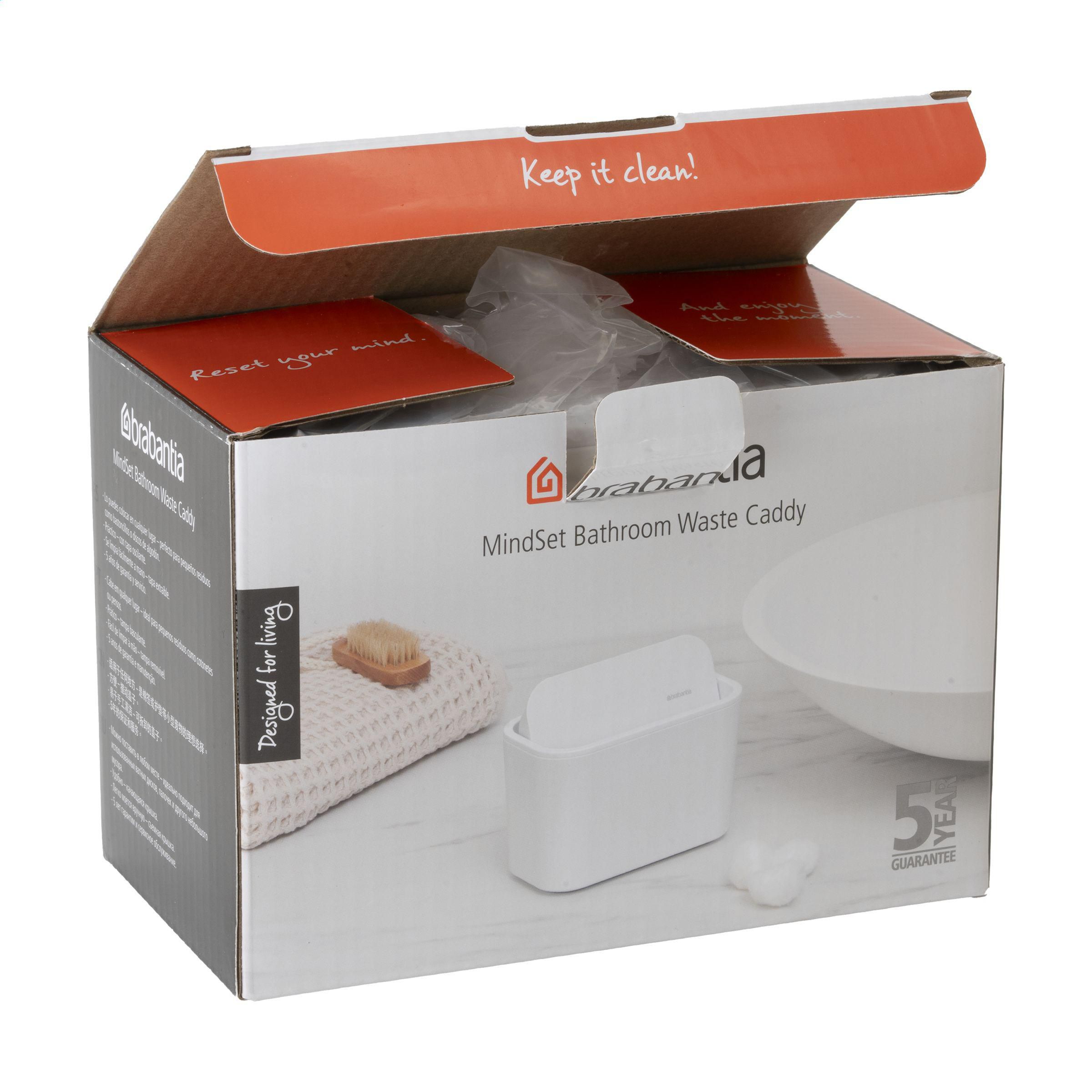 Vue 4 de Brabantia Mindset Poubelle de salle de bain