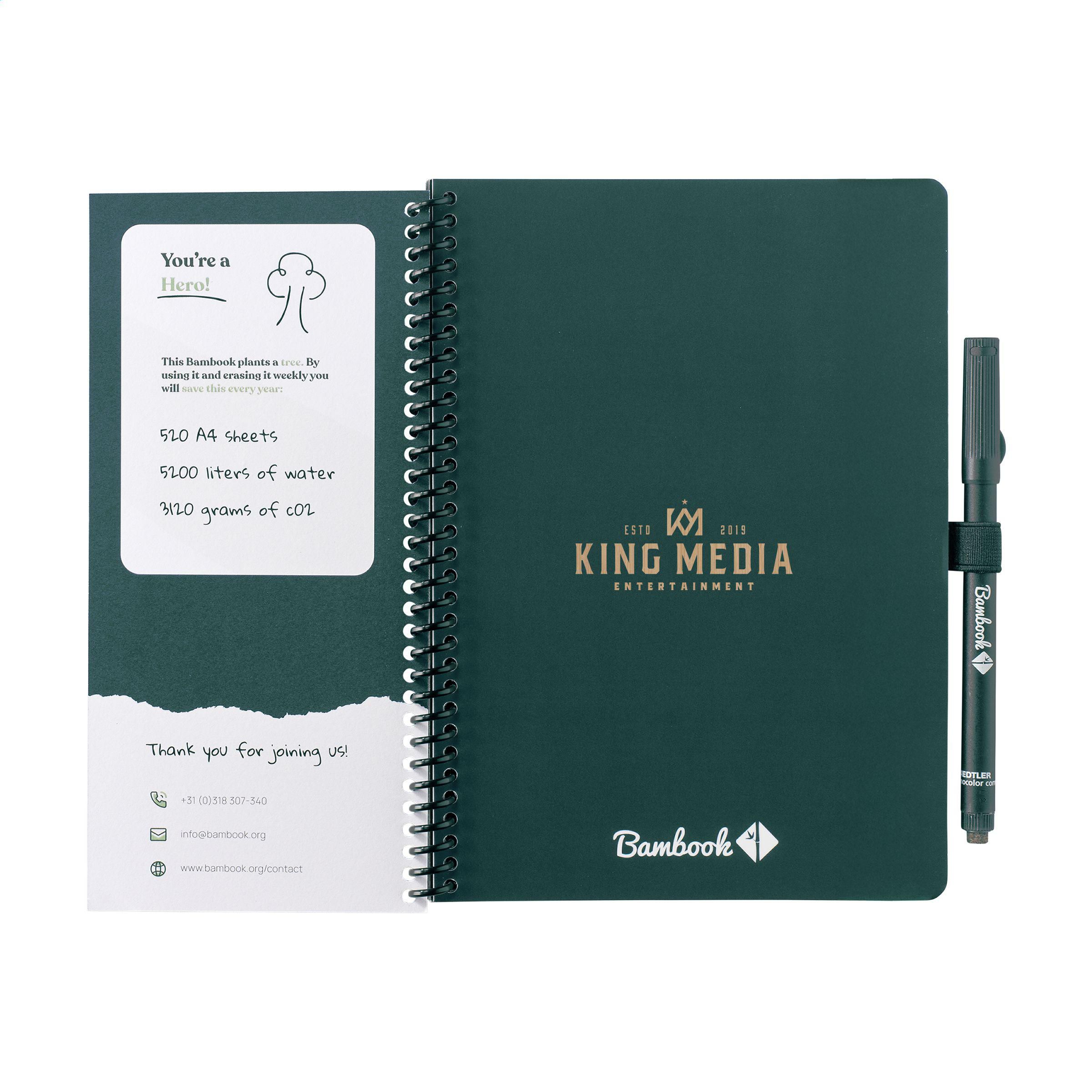 Vue 18 de Bambook Classic Original Dot Grid Notebook A5 carnet de notes