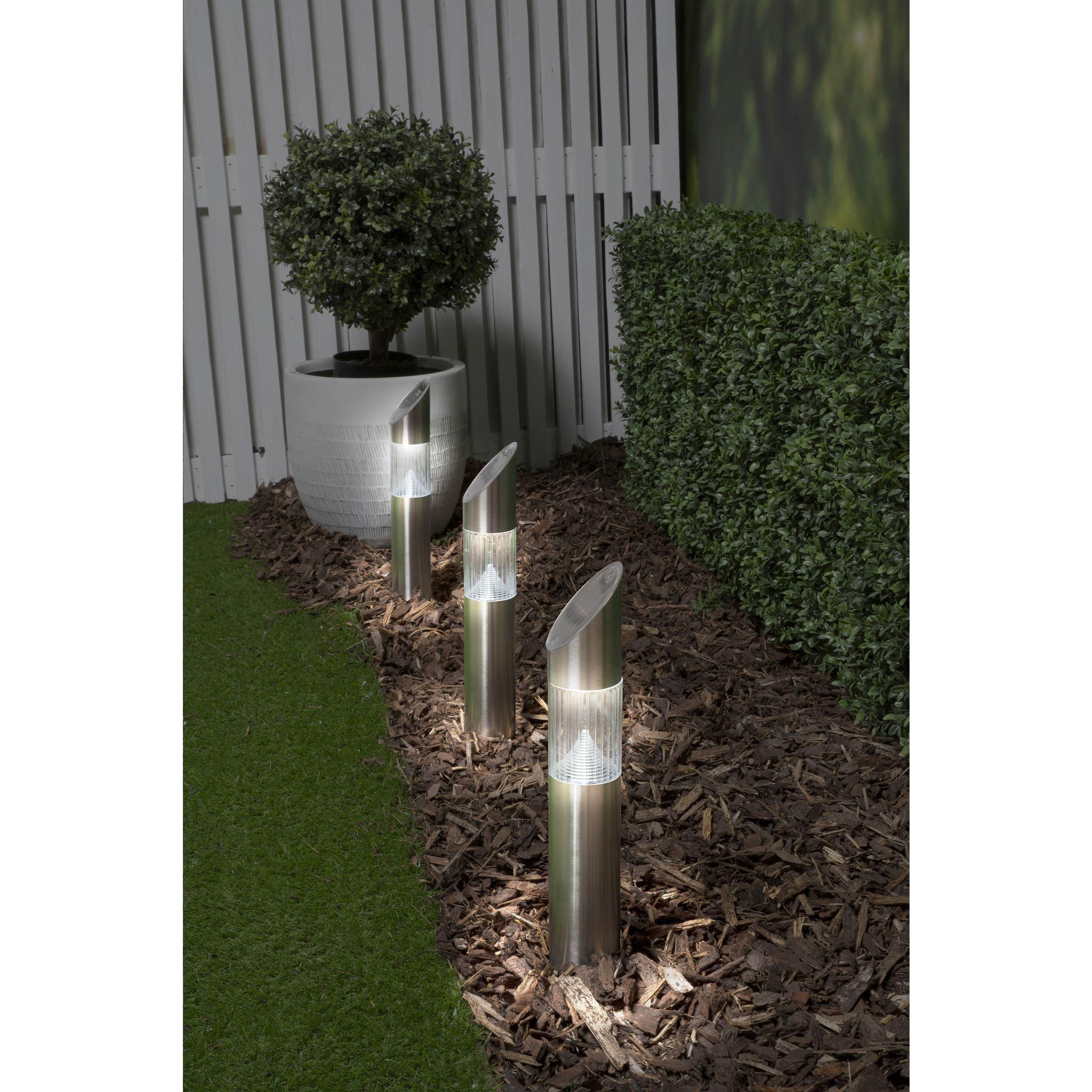 Vue 5 de Grundig Solar Stainless Steel Garden LED-Light