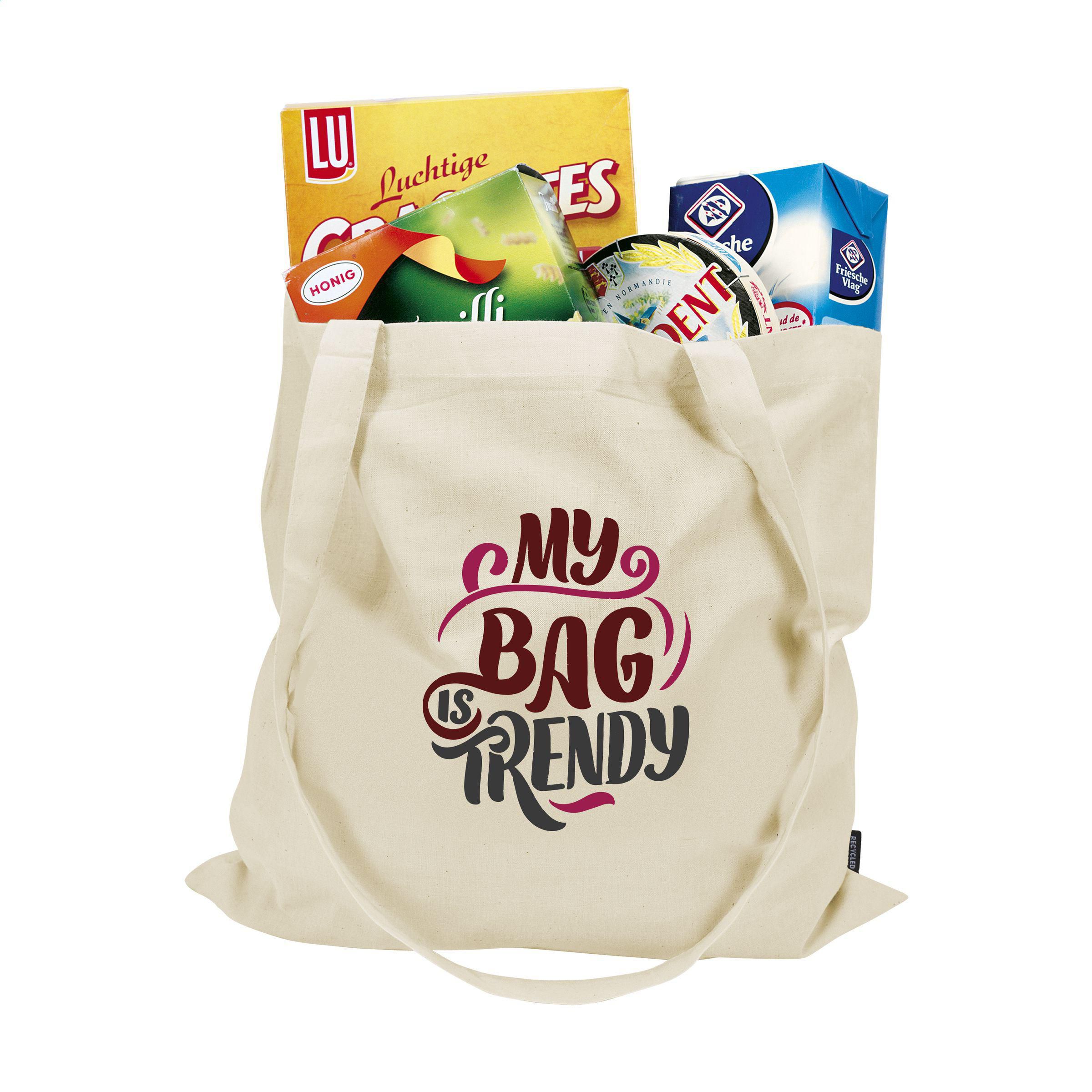 Vue 2 de ShoppyBag GRS Recycled Cotton (140 g/m²) sac shopping