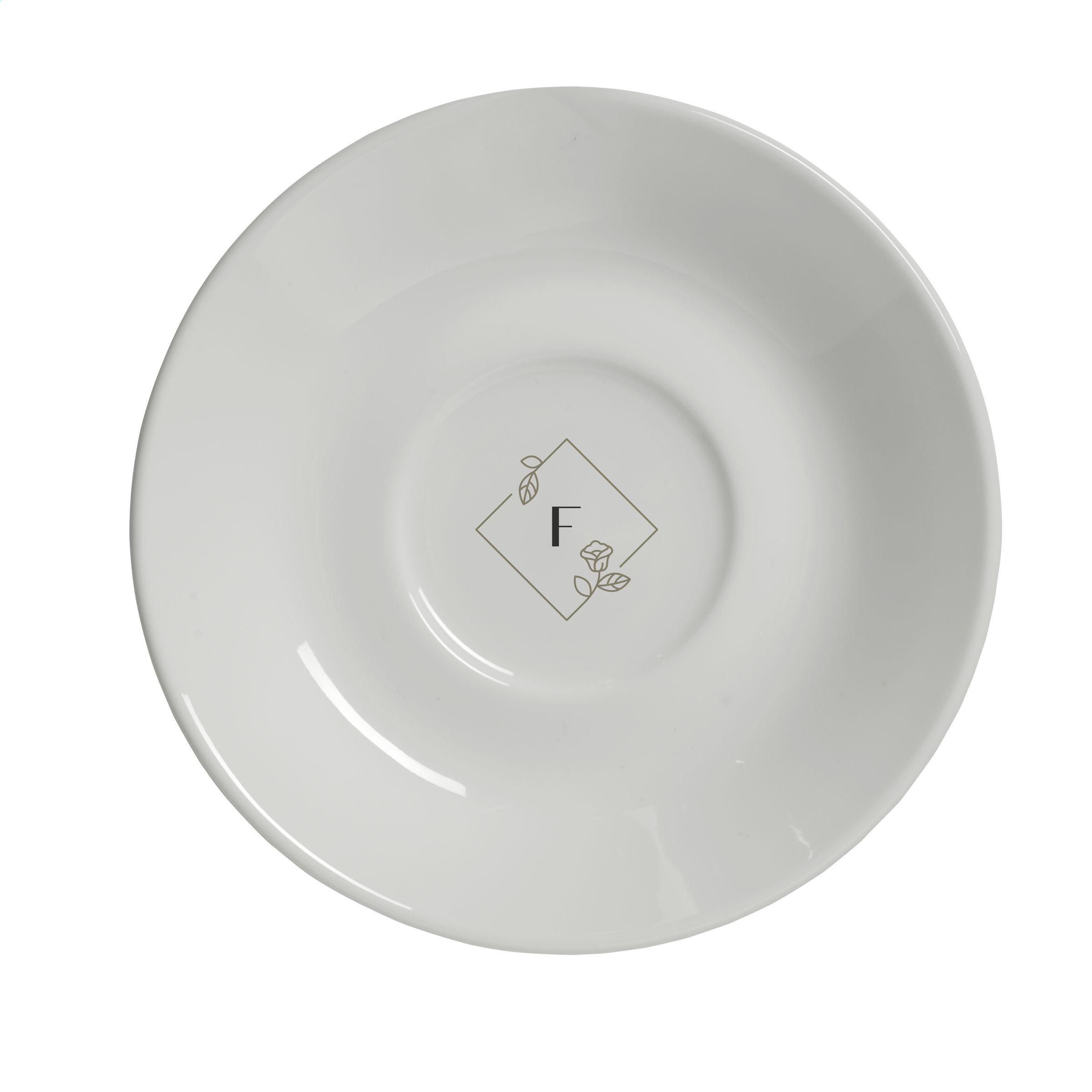 Vue 2 de Sienna 210 ml tasse et sous-tasse