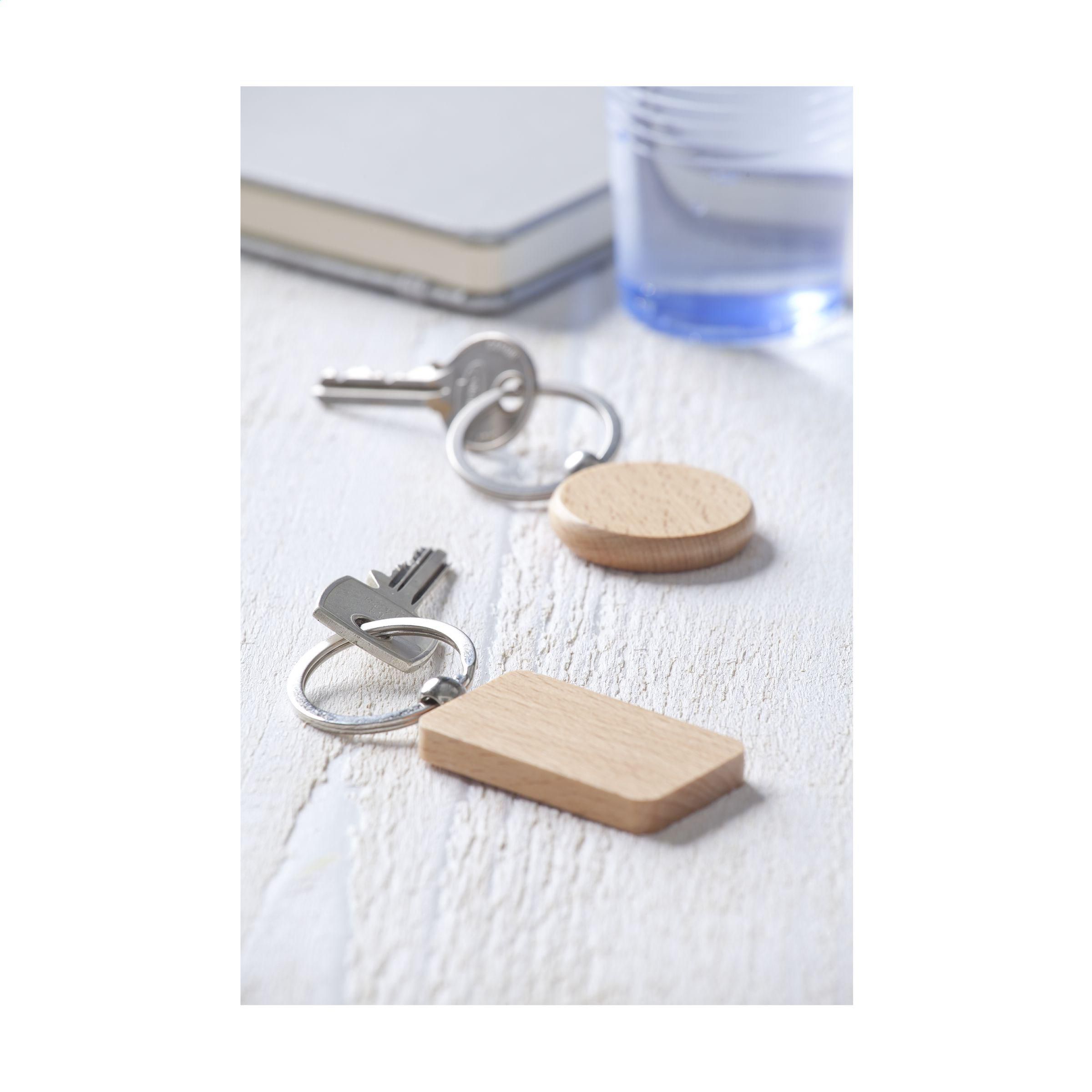 Vue 4 de WoodKey Rectangle porte-clés