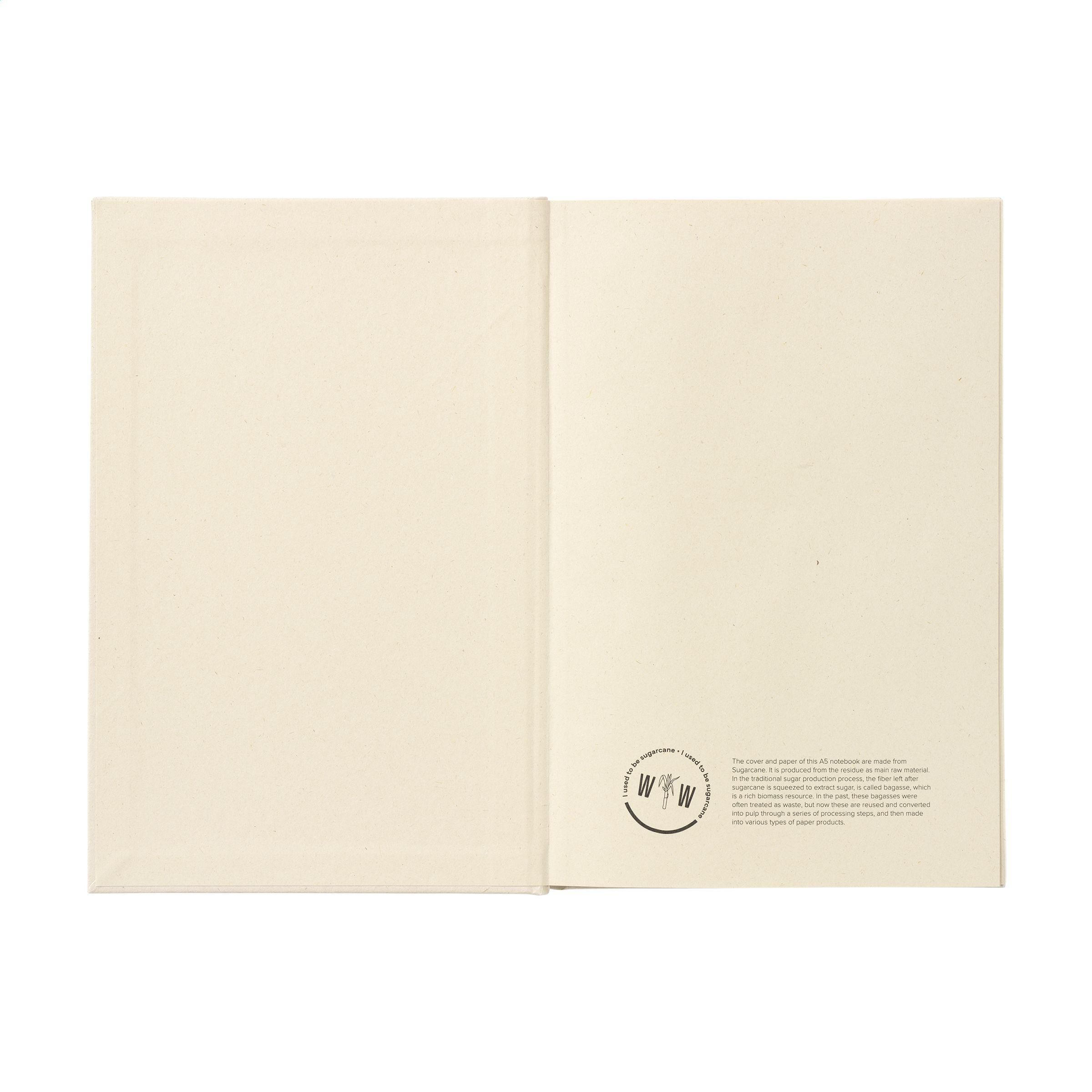 Vue 12 de Bagasse Sugarcane Notebook A5 carnet de notes