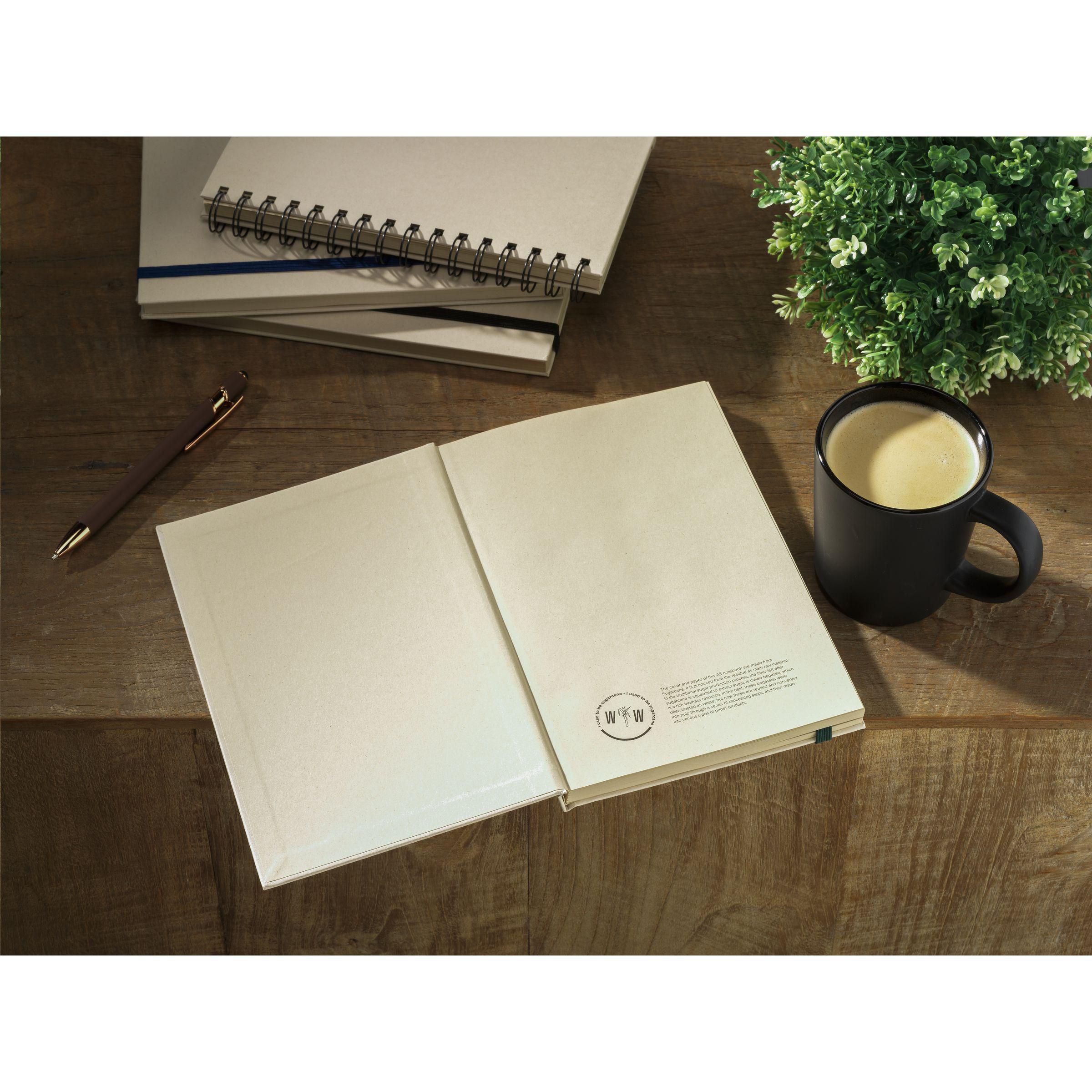 Vue 7 de Bagasse Sugarcane Notebook A5 carnet de notes
