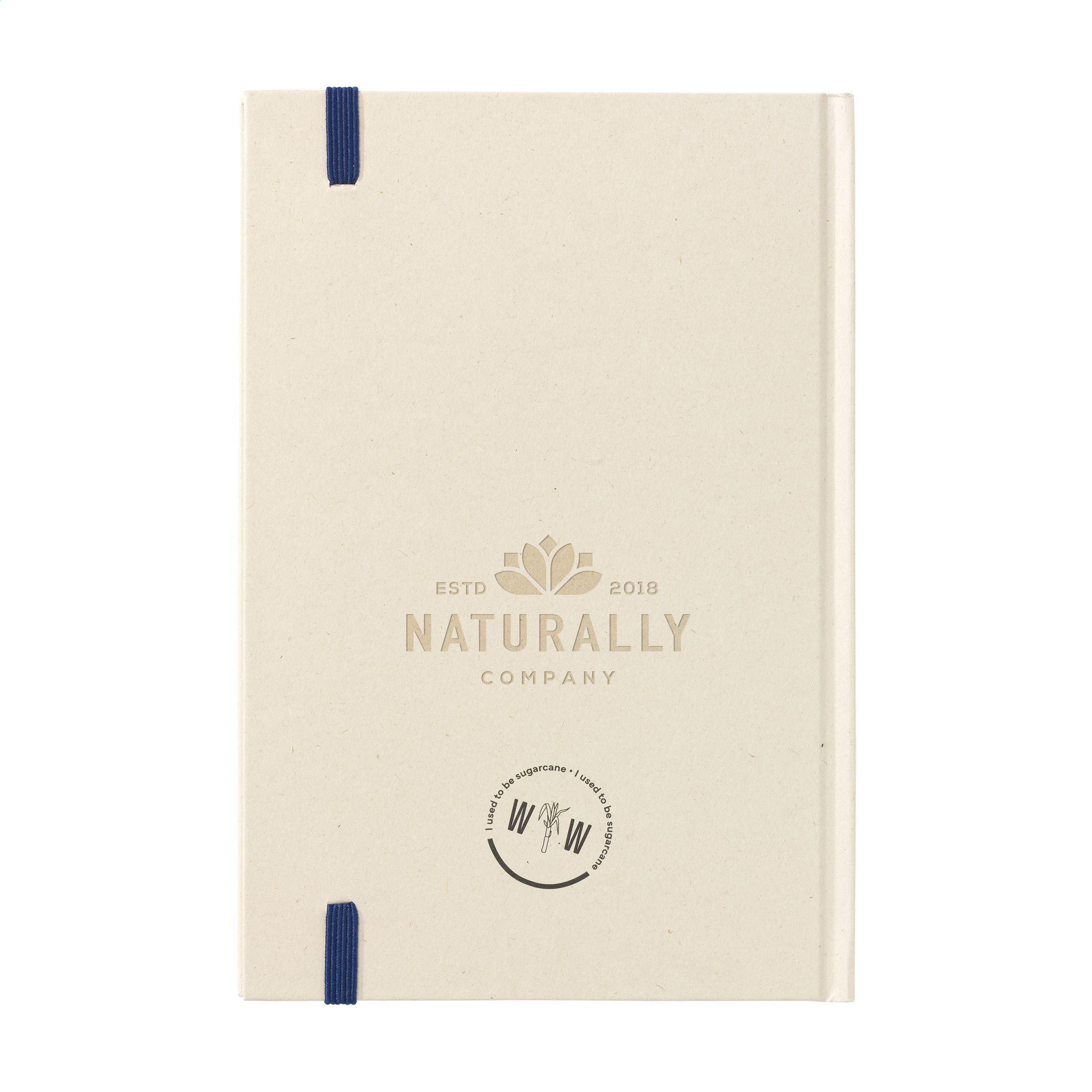Vue 2 de Bagasse Sugarcane Notebook A5 carnet de notes
