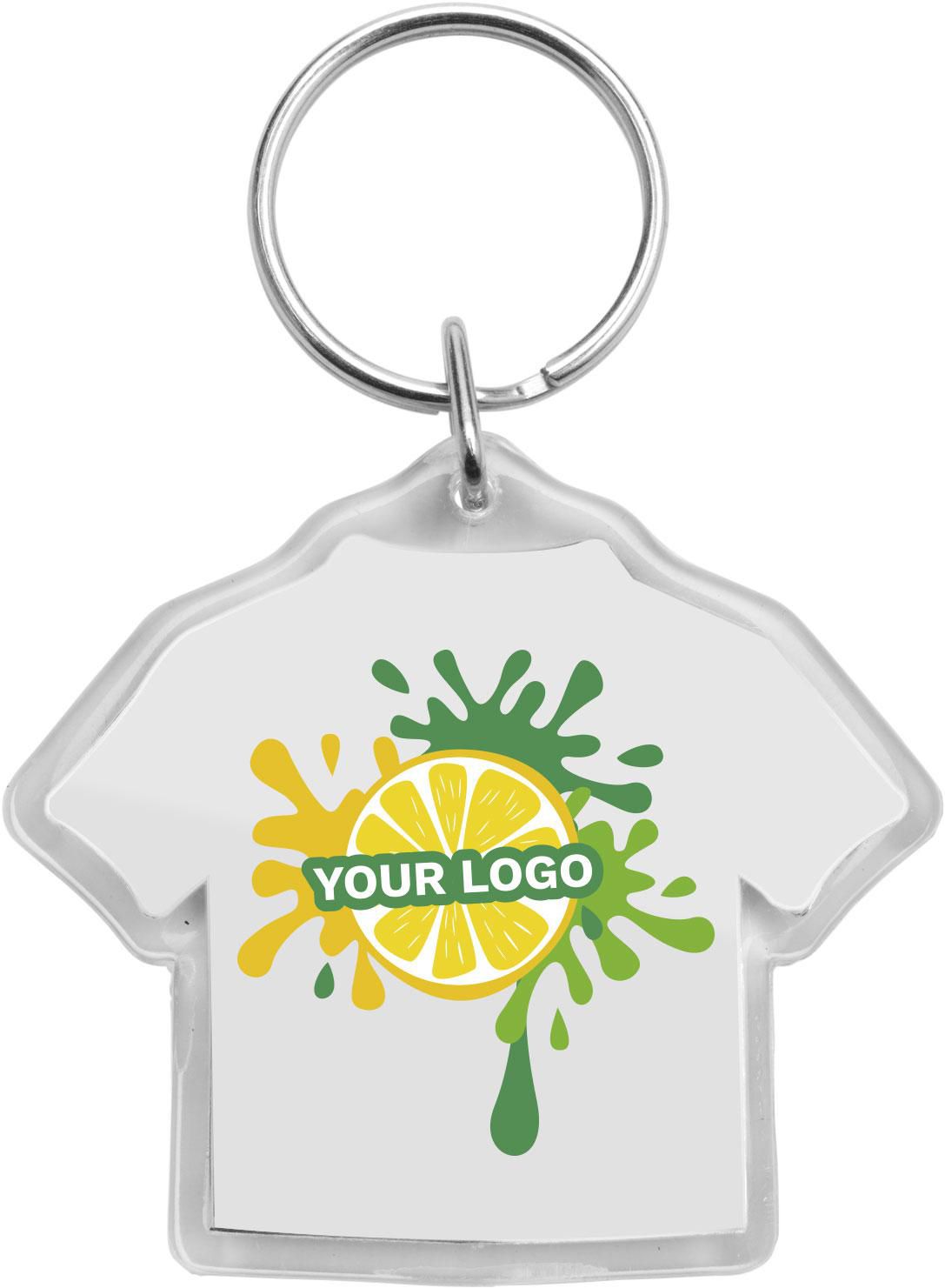 Vue 2 de Porte-clés Zuni | Forme t-shirt