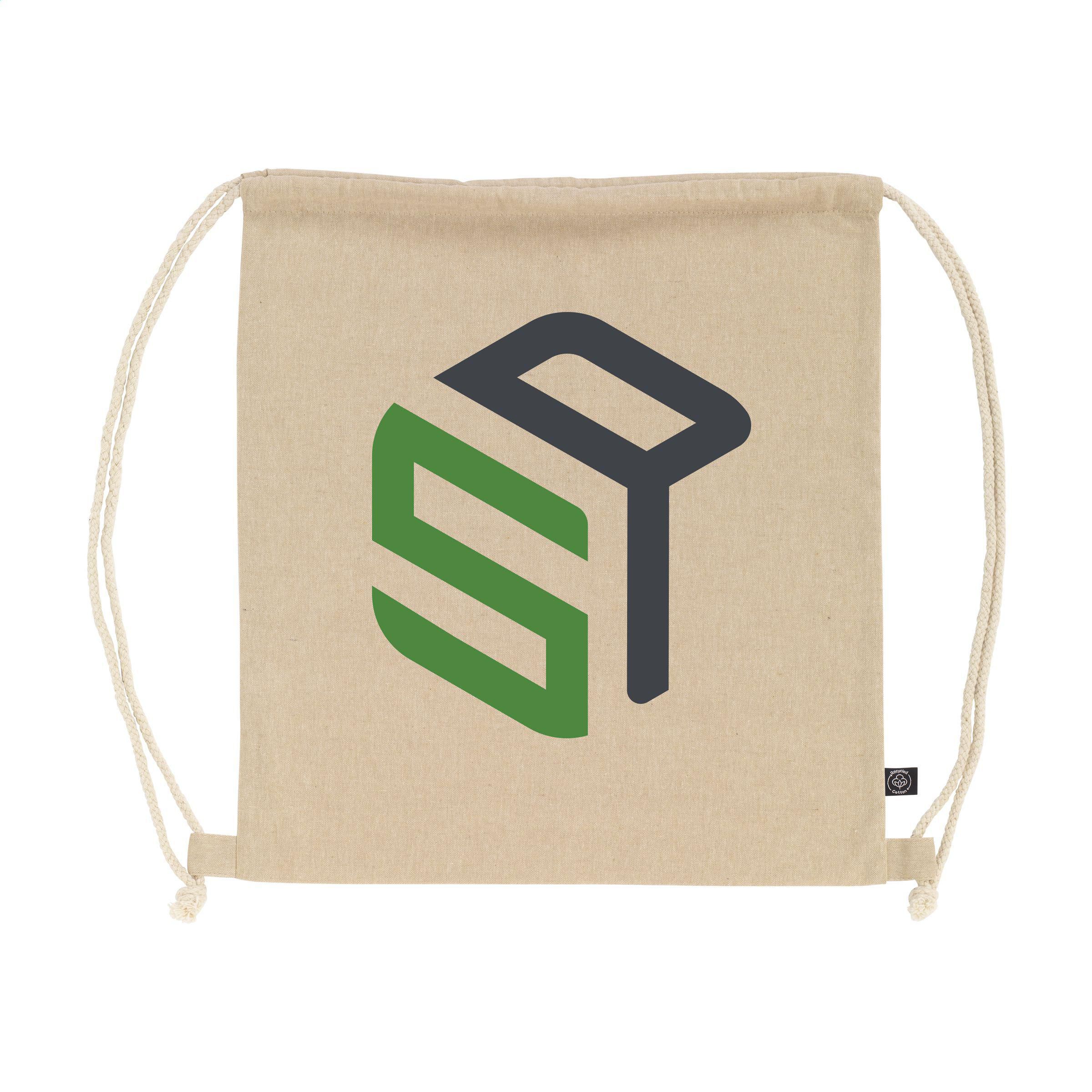 Vue 2 de GRS Recycled Cotton PromoBag (180 g/m²) sac à dos