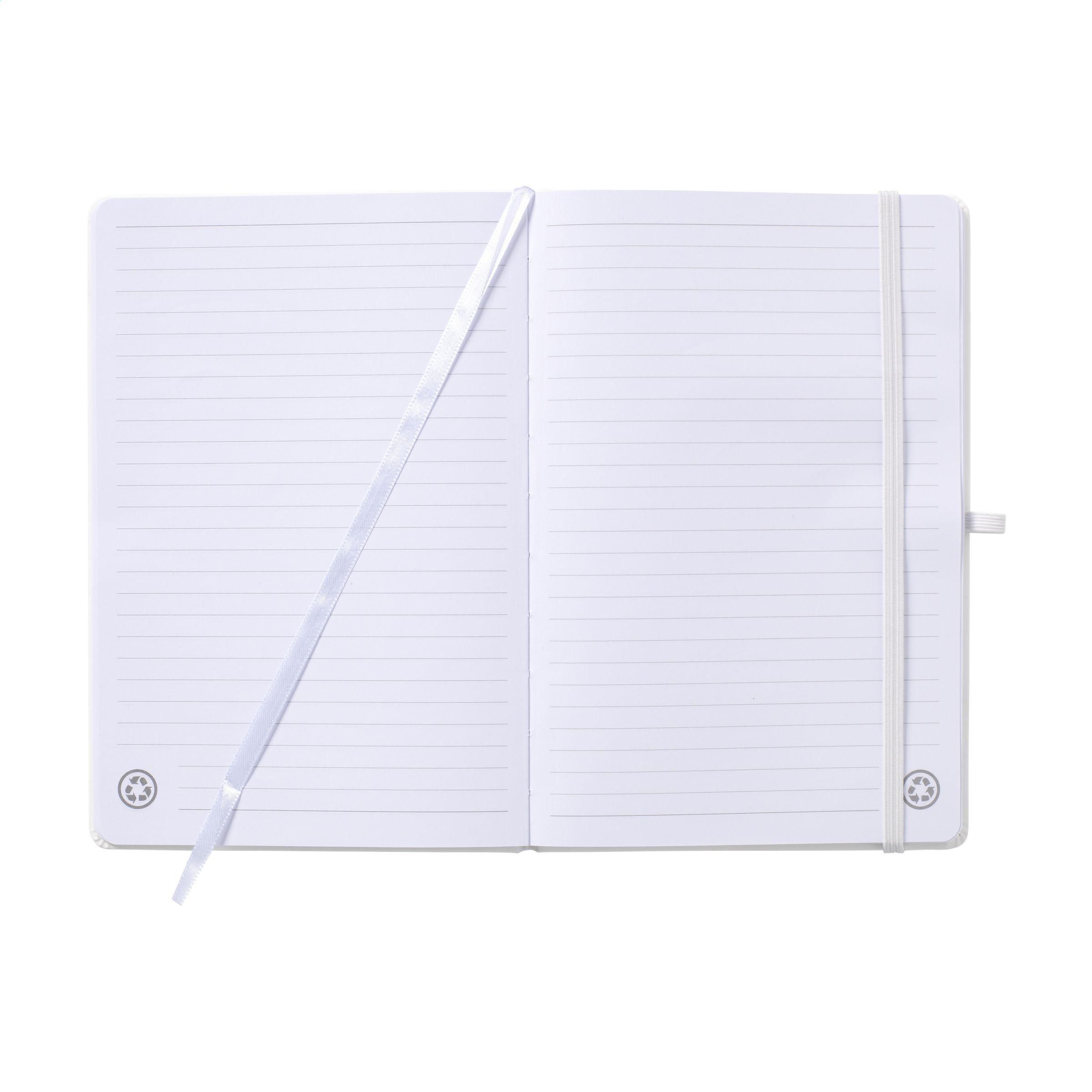 Vue 4 de Recycled GRS PU Notebook A5 carnet de notes