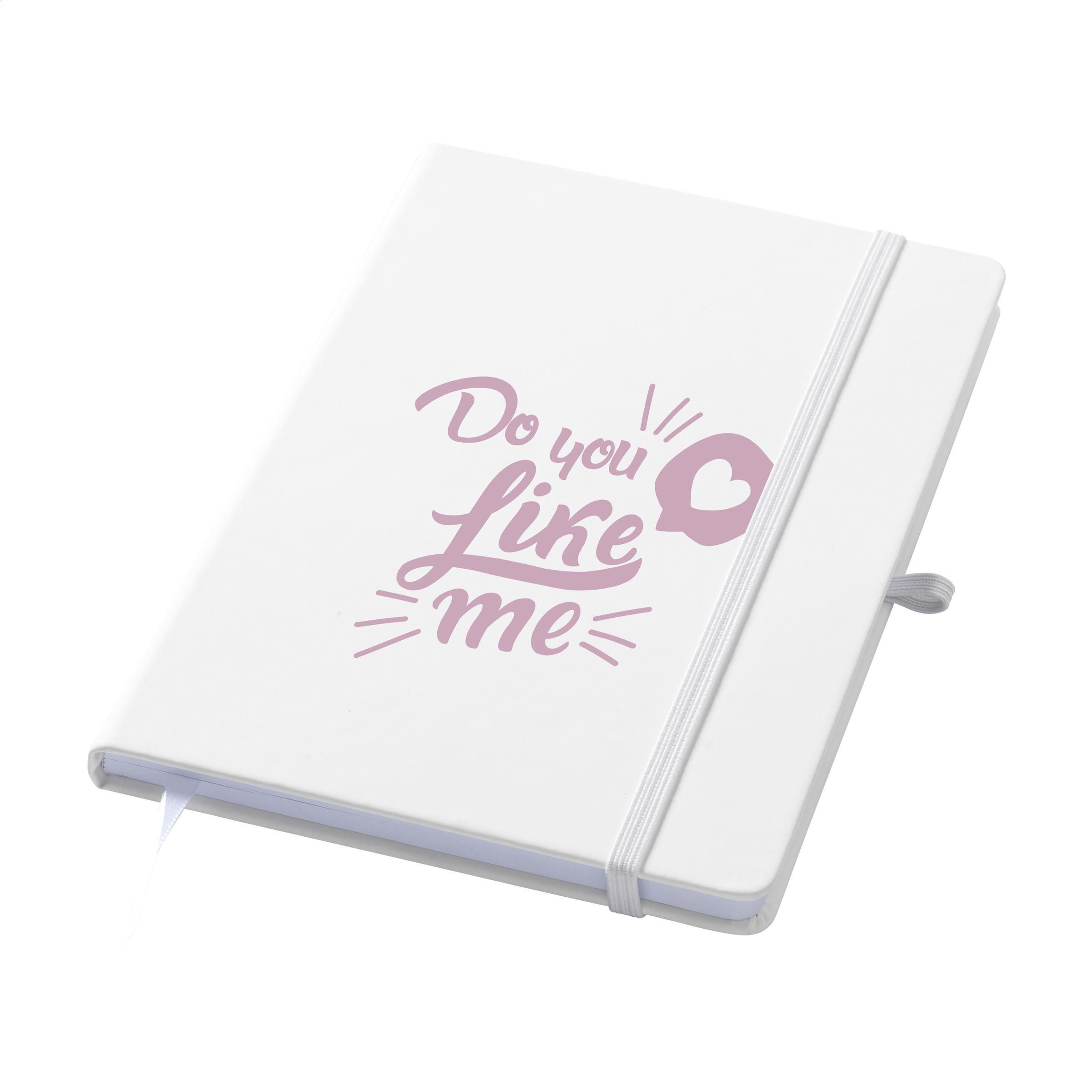 Vue 3 de Recycled GRS PU Notebook A5 carnet de notes