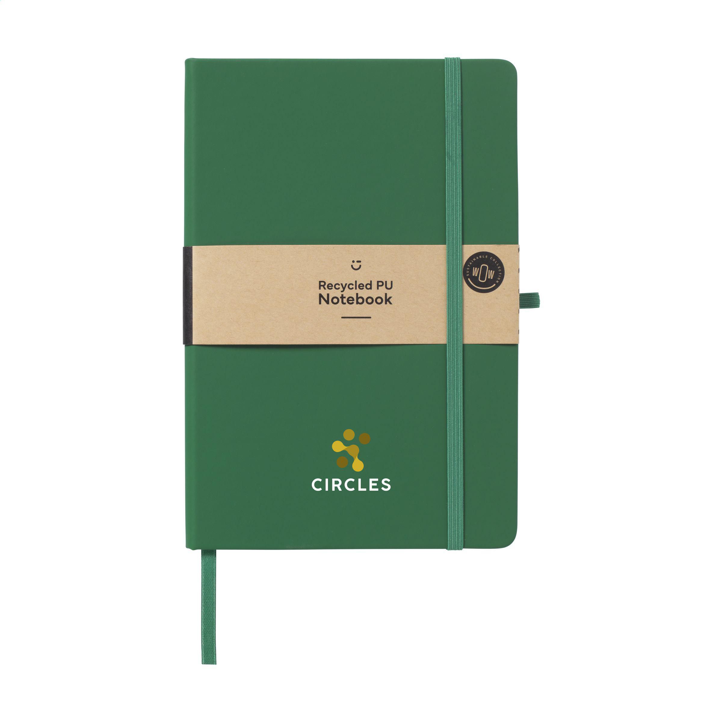 Vue 9 de Recycled GRS PU Notebook A5 carnet de notes