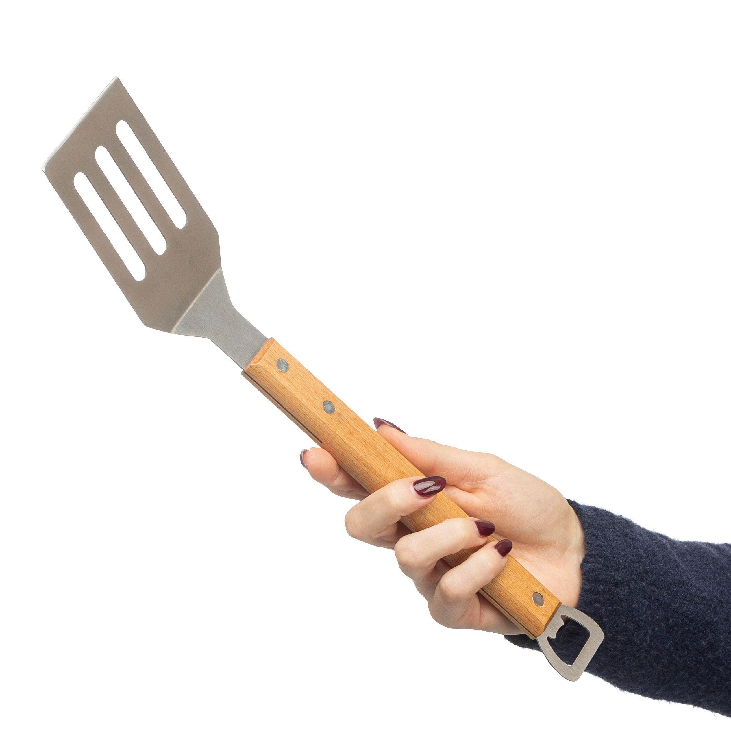 Vue 7 de Spatule de barbecue Saphira | Acier inoxydable
