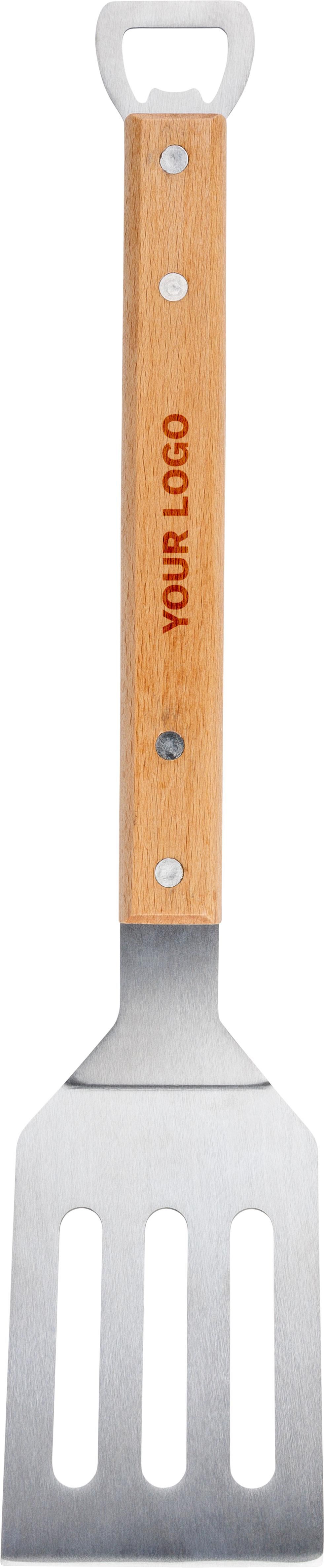 Vue 3 de Spatule de barbecue Saphira | Acier inoxydable