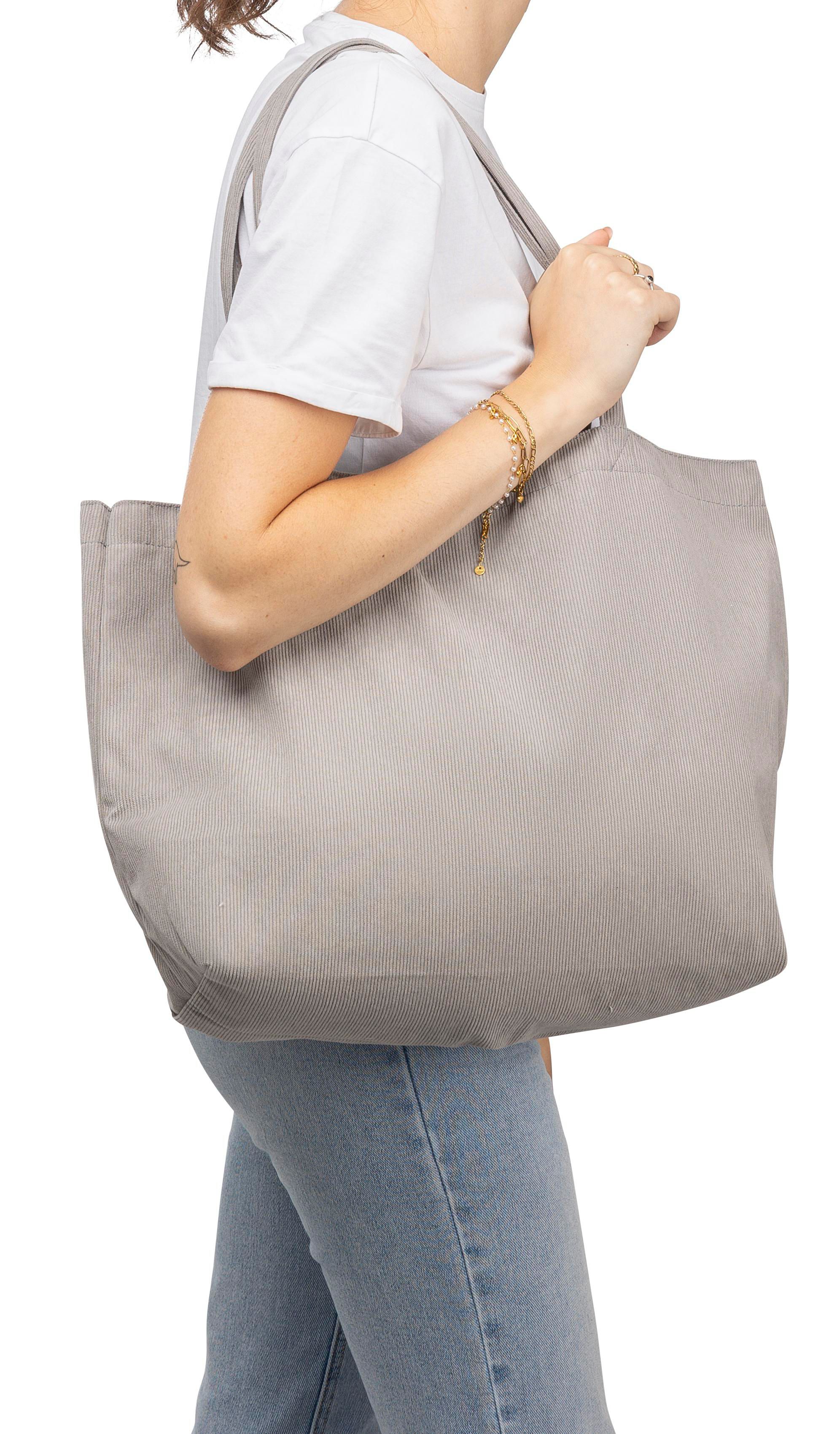 Vue 10 de Sac cabas Tino | Velours côtelé | 25 l
