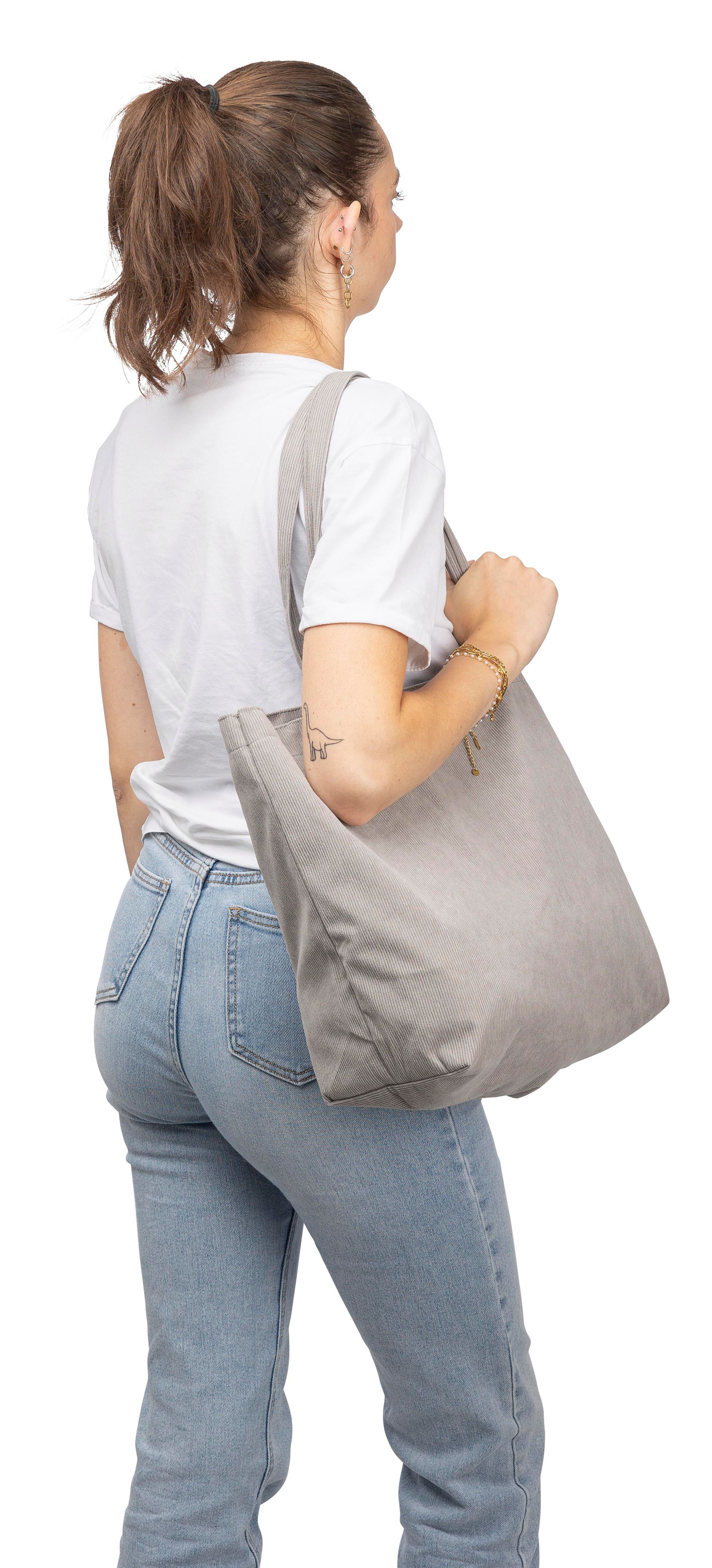 Vue 11 de Sac cabas Tino | Velours côtelé | 25 l