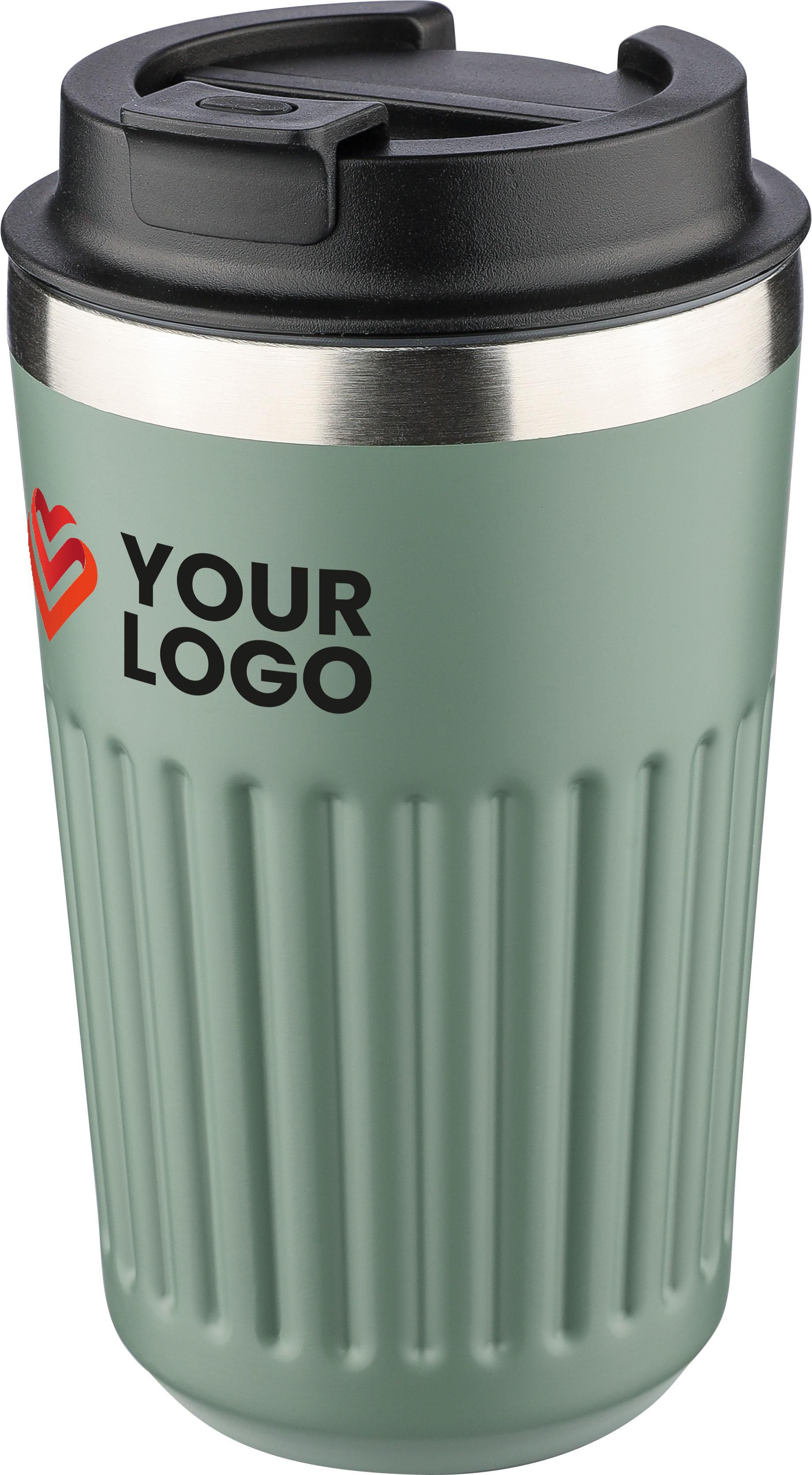 Vue 14 de Mug de voyage Chiara | Recyclé | 400 ml