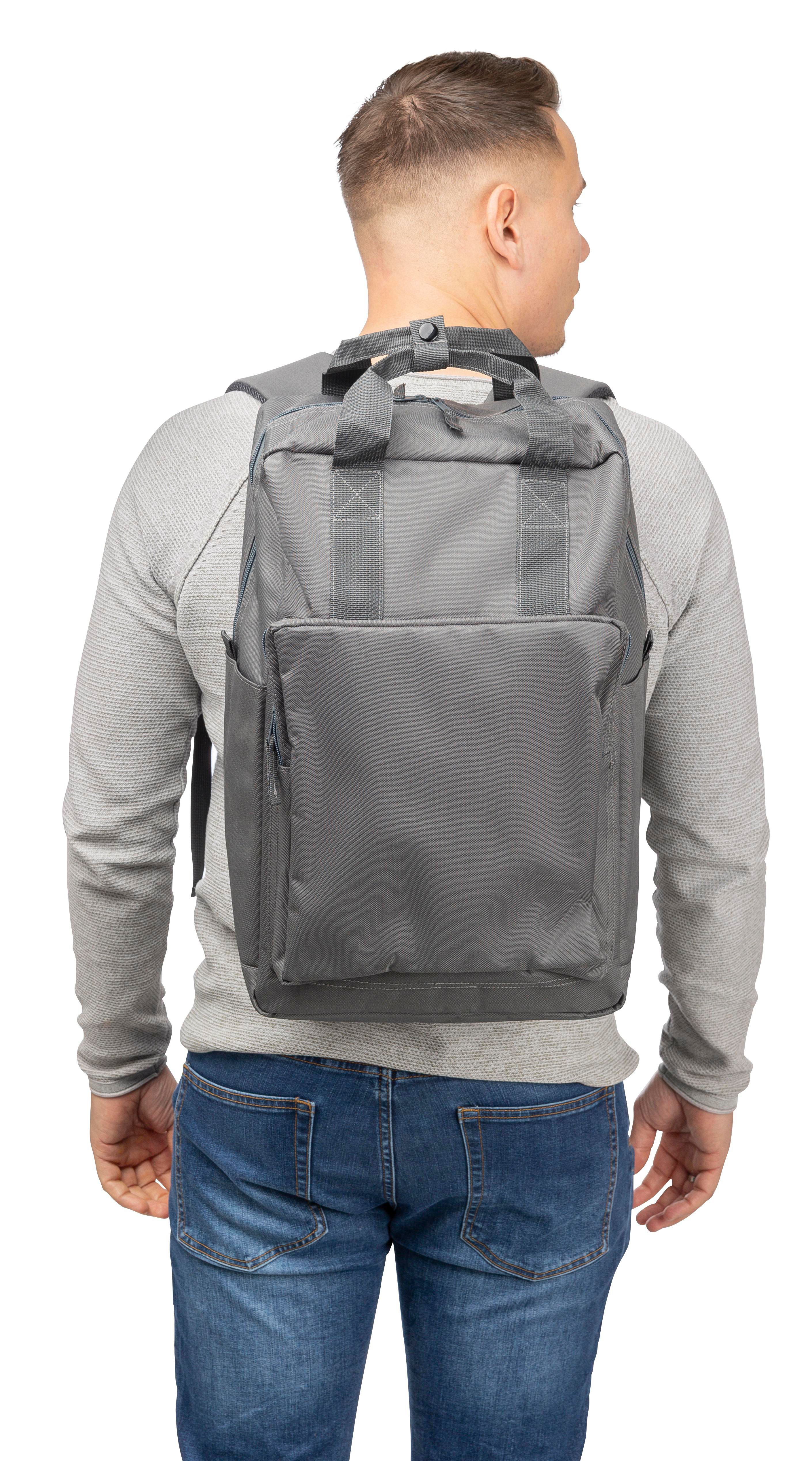 Vue 21 de Sac à dos Amalia | Recyclé | Ordinateur portable 16" | 21 l