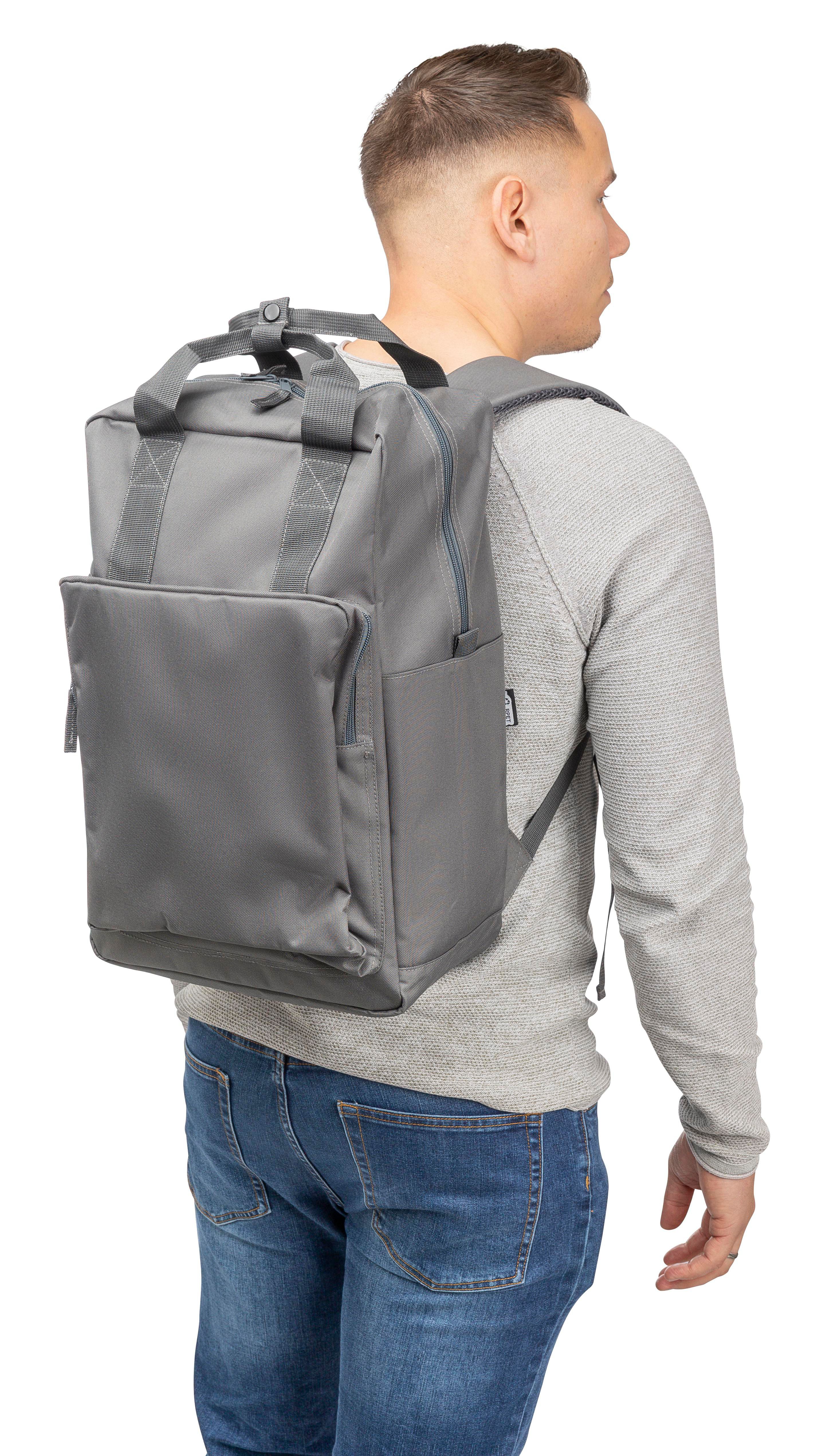 Vue 22 de Sac à dos Amalia | Recyclé | Ordinateur portable 16" | 21 l