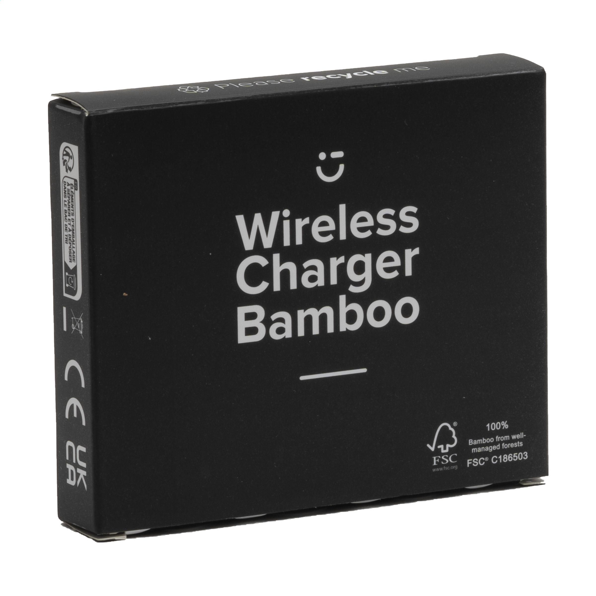 Vue 6 de Bamboo Wireless Charger 15W chargeur sans fil