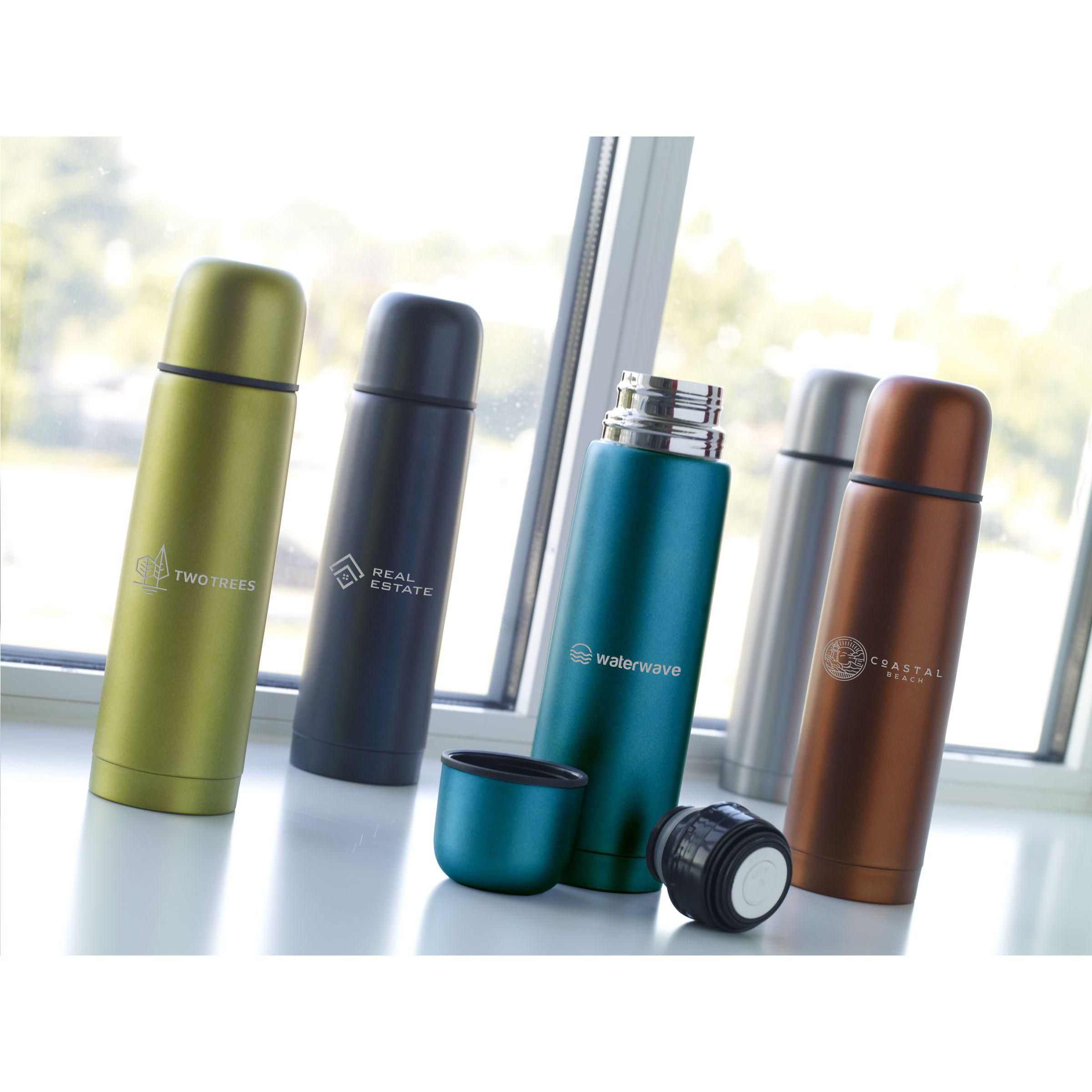 Vue 6 de Frosted Bottle RCS Recycled Steel 500 ml bouteille