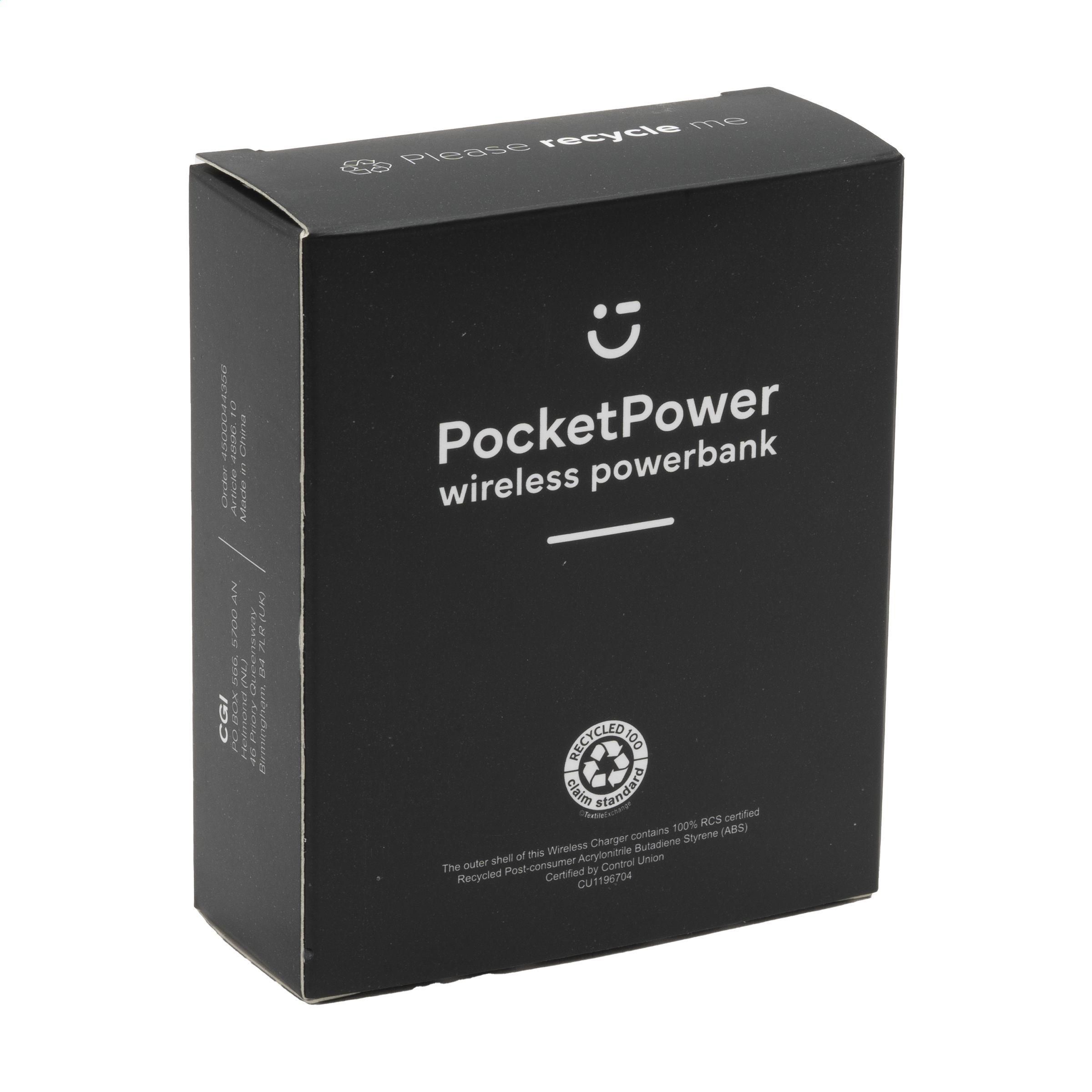 Vue 5 de PocketPower 10000 Wireless Powerbank chargeur sans fil