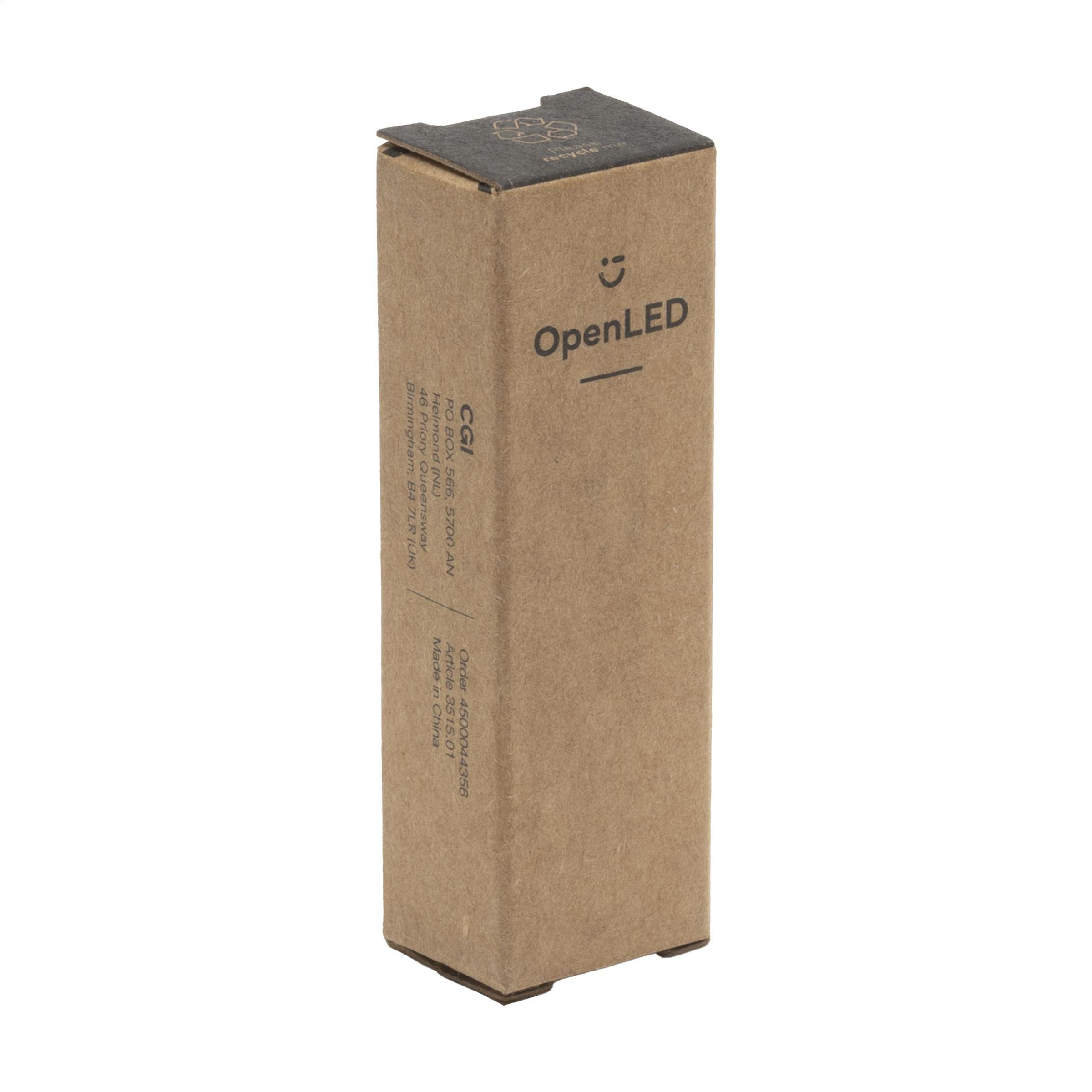 Vue 3 de OpenLED lampe / décapsuleur