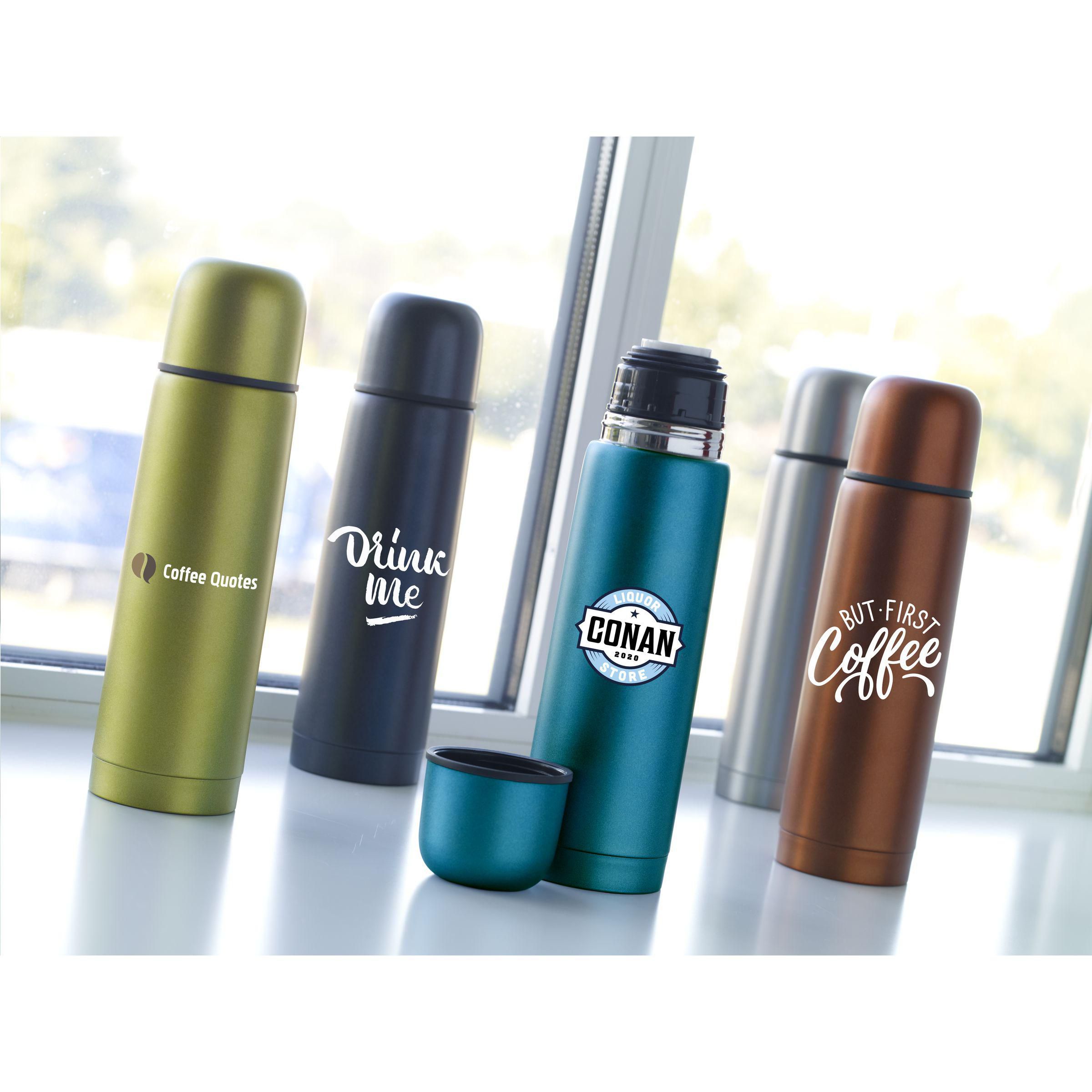 Vue 5 de Frosted Bottle RCS Recycled Steel 500 ml bouteille