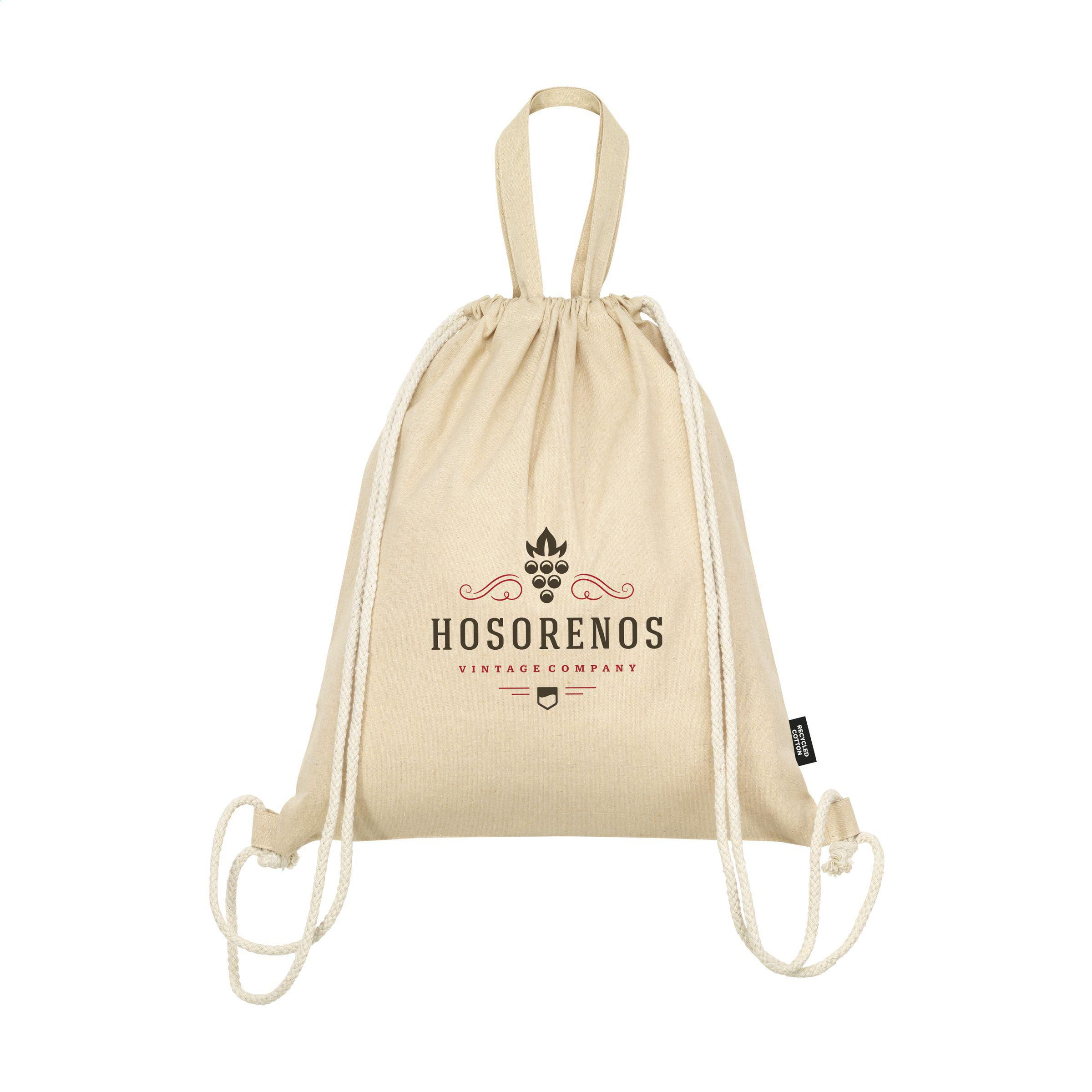 Vue 3 de GRS Recycled Cotton PromoBag Plus (180 g/m²) sac à dos
