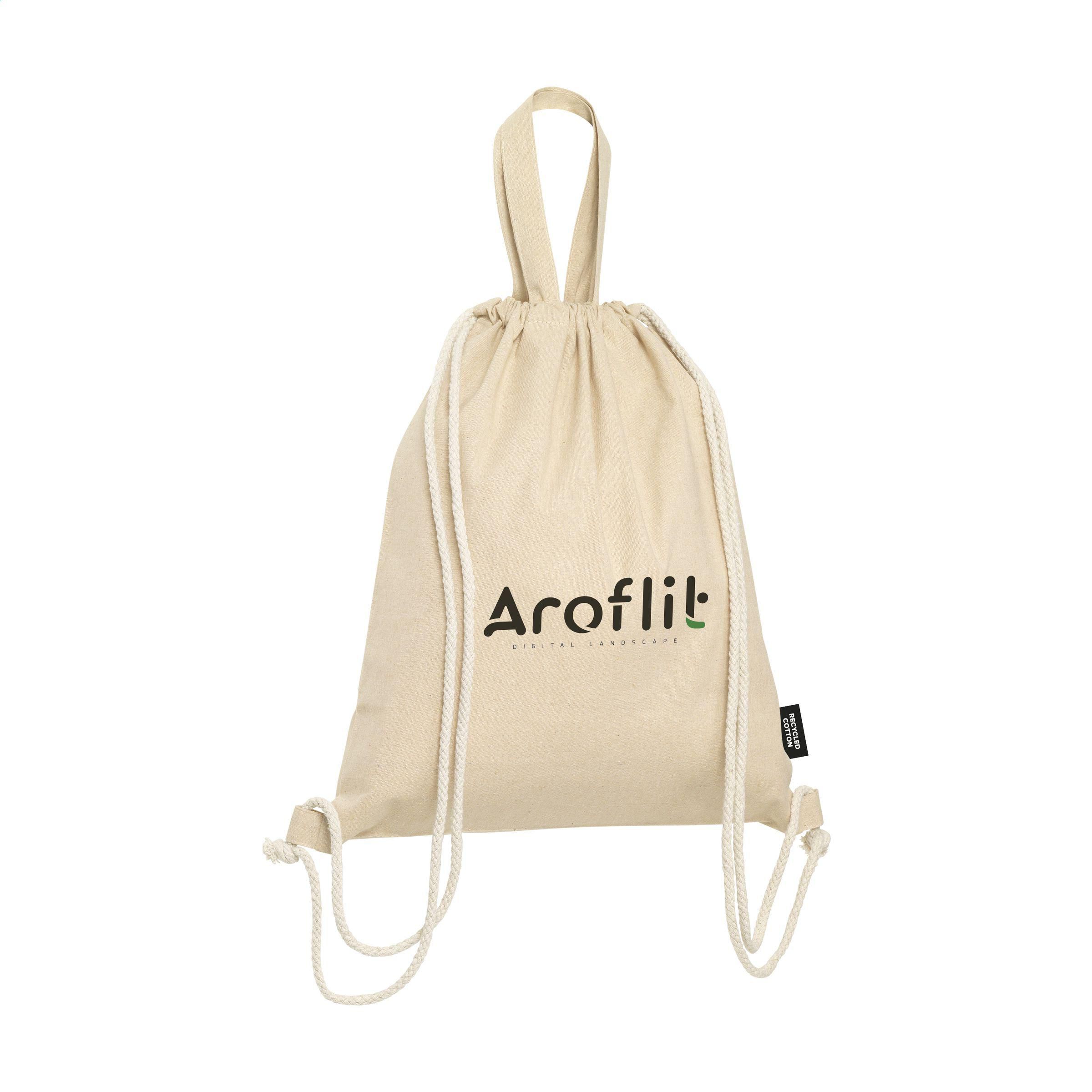Vue 4 de GRS Recycled Cotton PromoBag Plus (180 g/m²) sac à dos