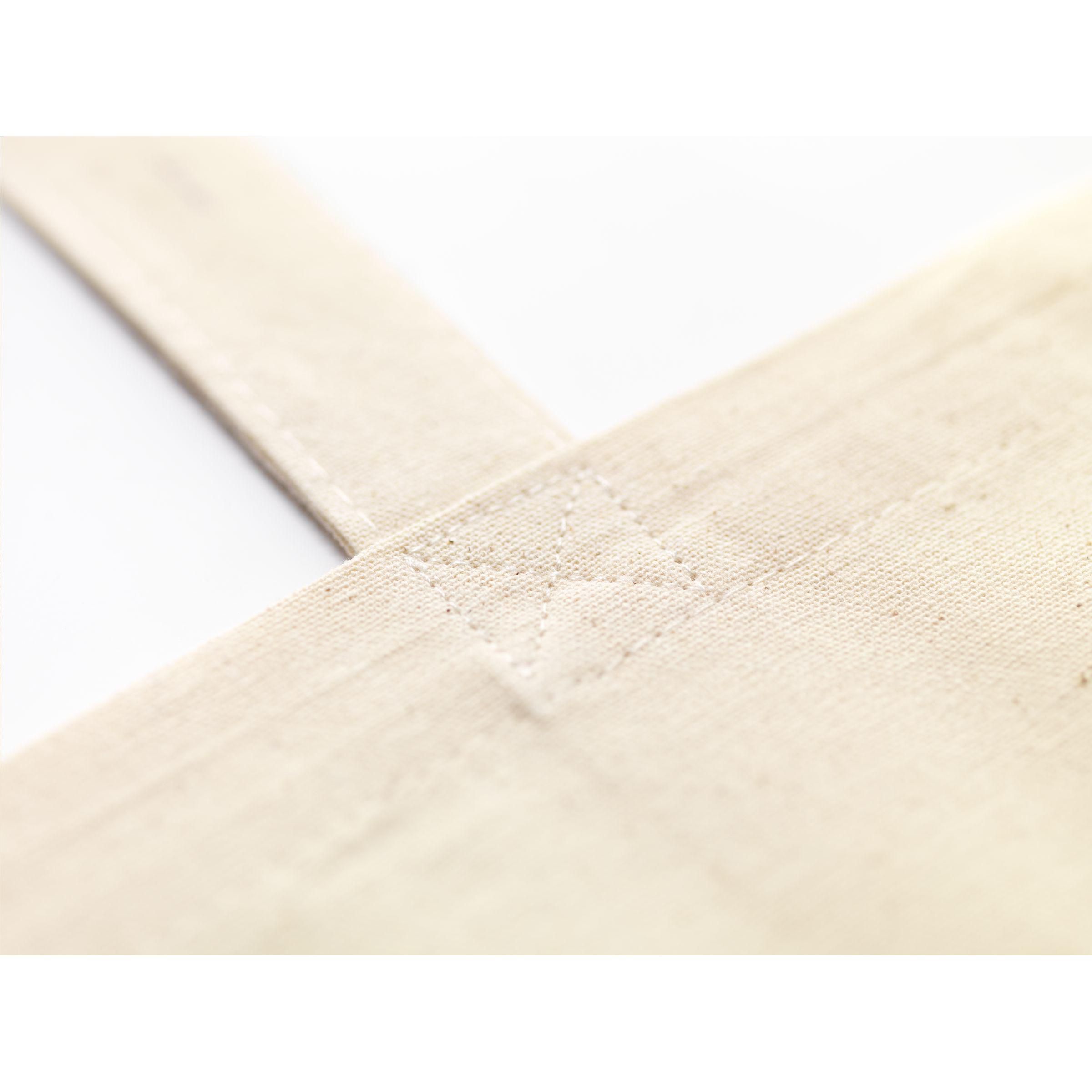 Vue 3 de Natural Square Bag (165 g/m²) sac en coton