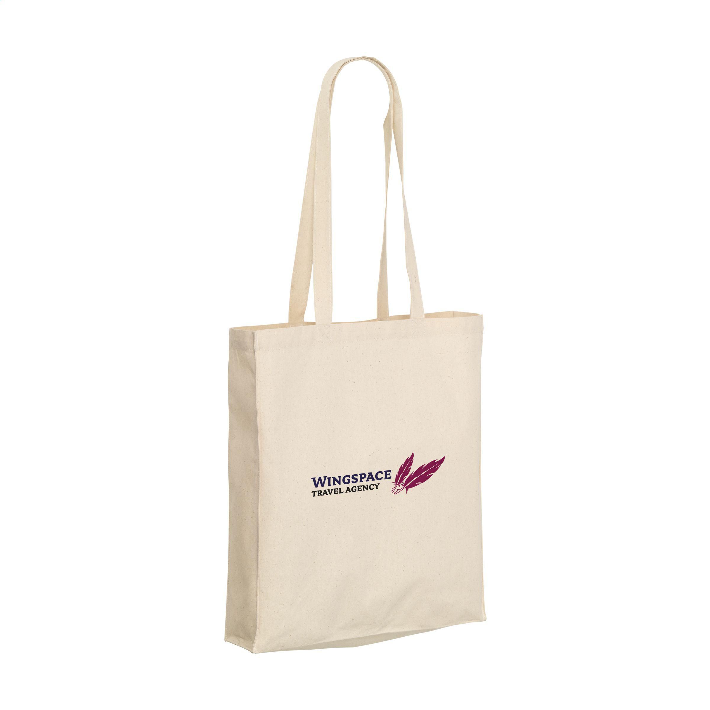 Vue 2 de Natural Square Bag (165 g/m²) sac en coton