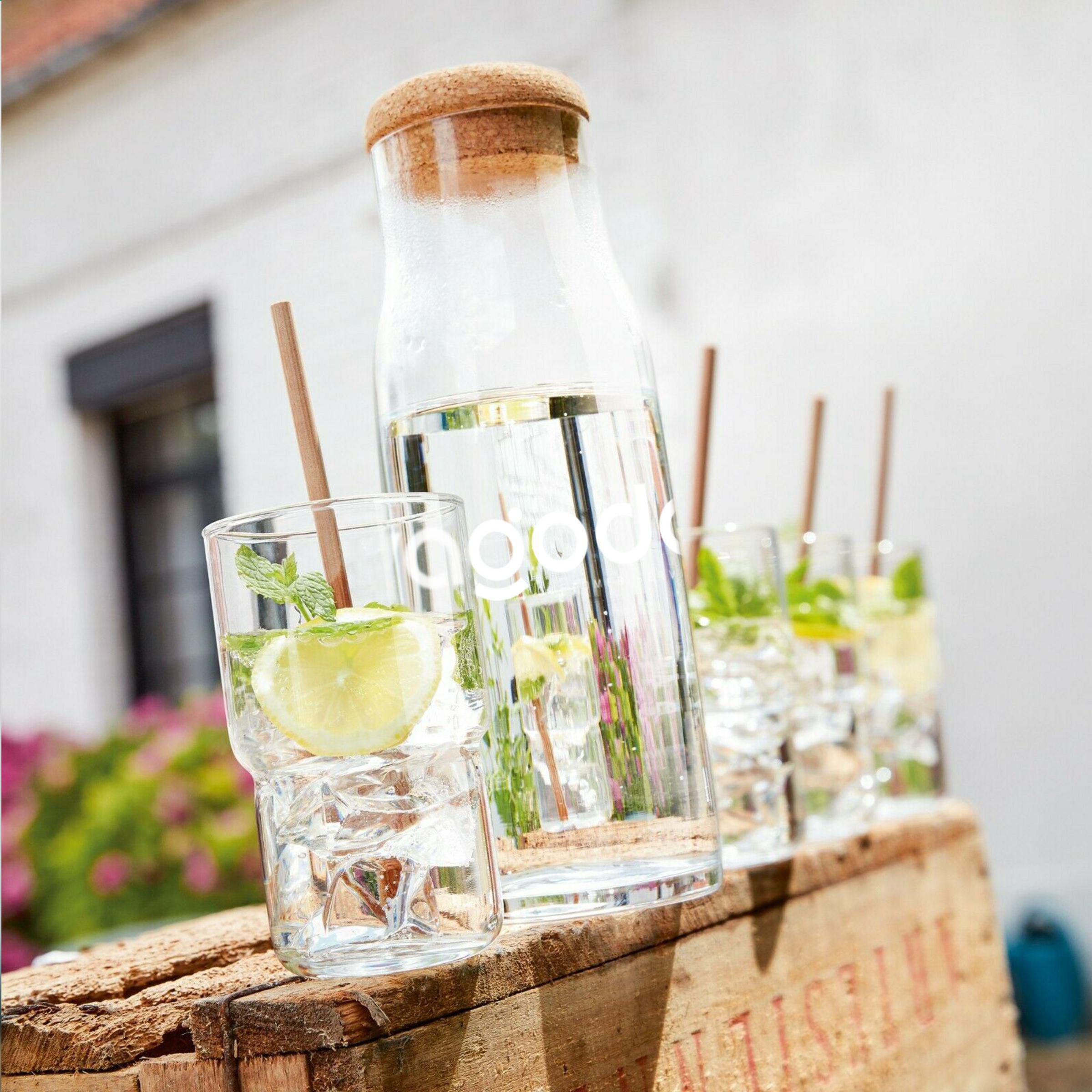 Vue 5 de Algarve Carafe 1 L avec un bouchon en liège