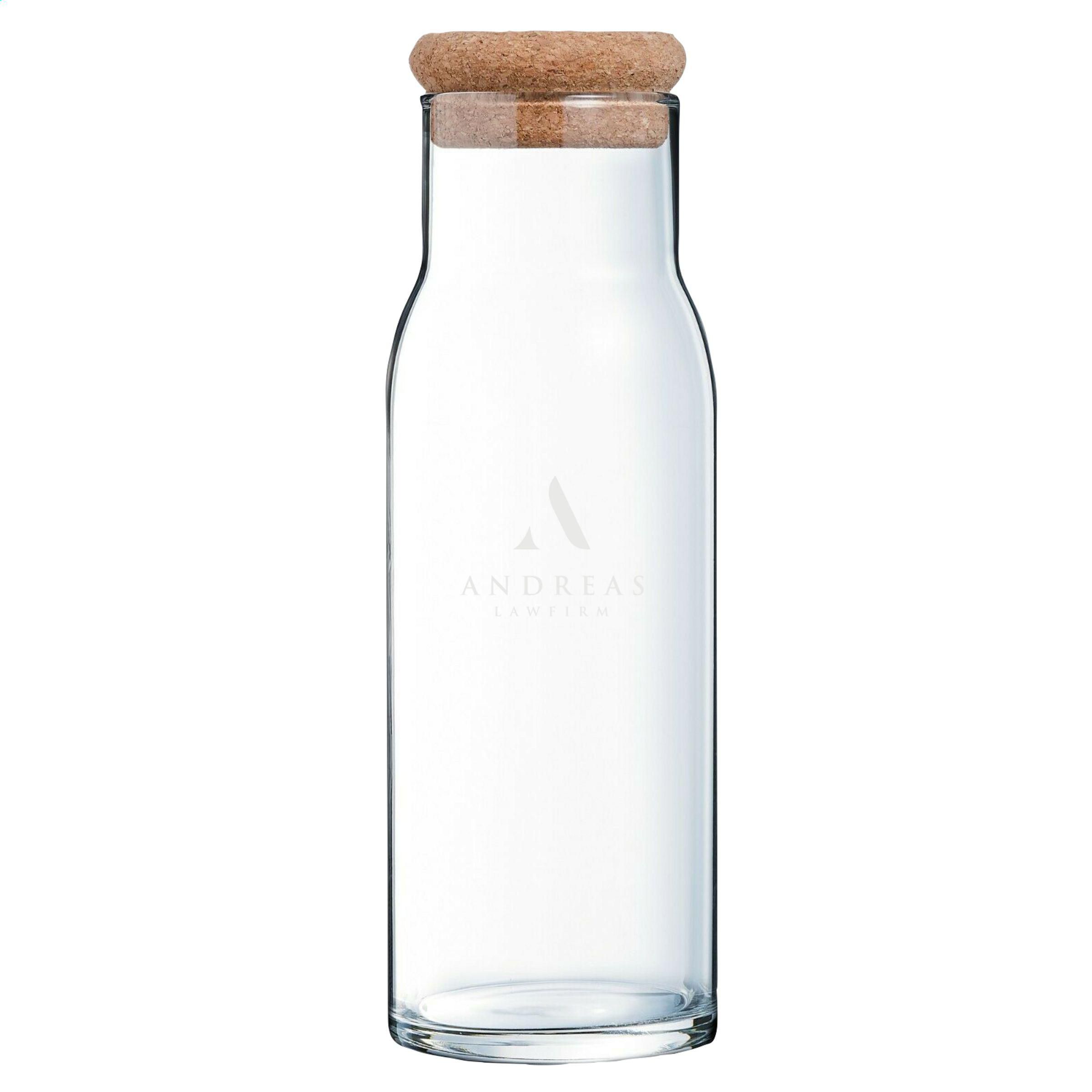Vue 3 de Algarve Carafe 1 L avec un bouchon en liège