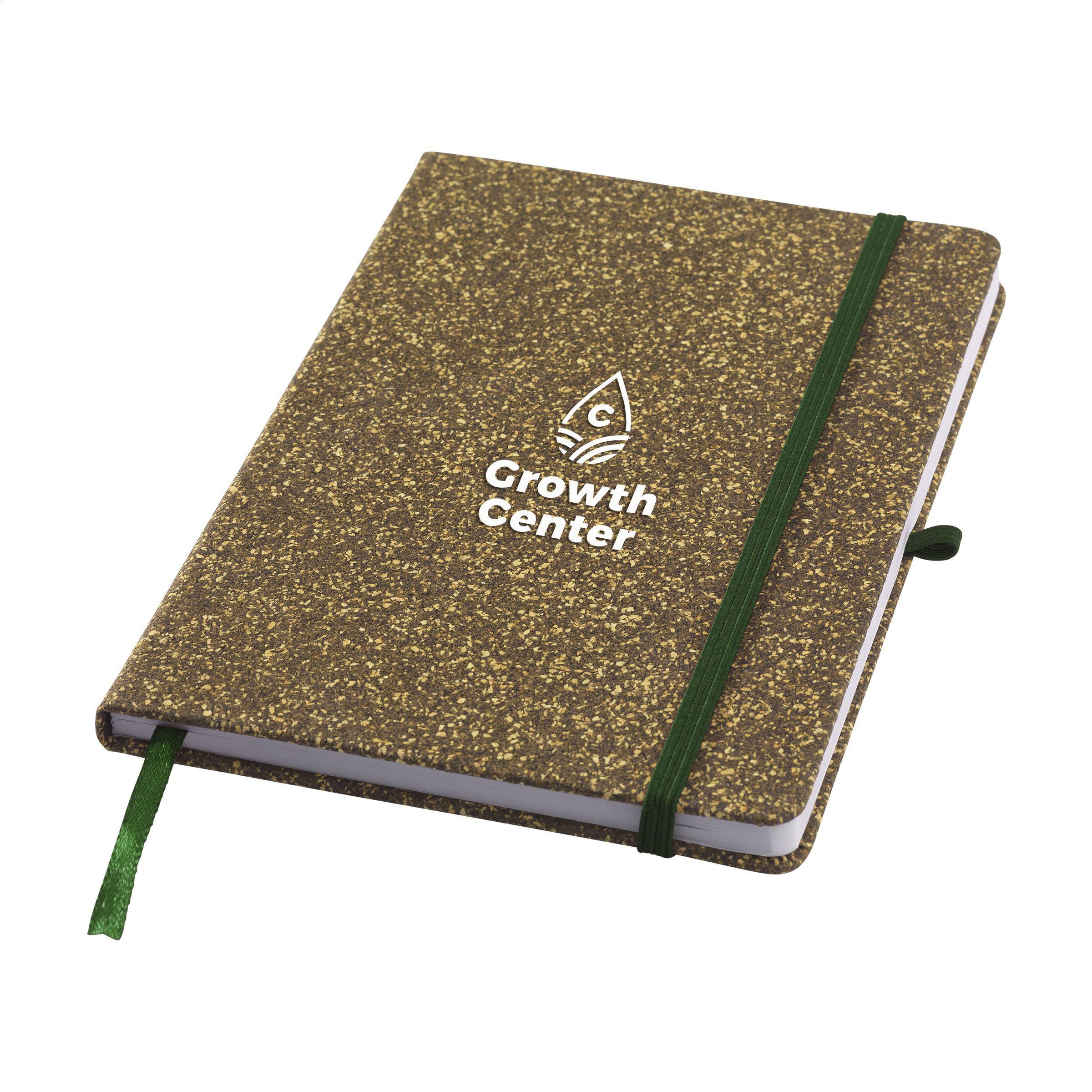 Vue 3 de TeaGround Cork Notebook A5 carnet de notes