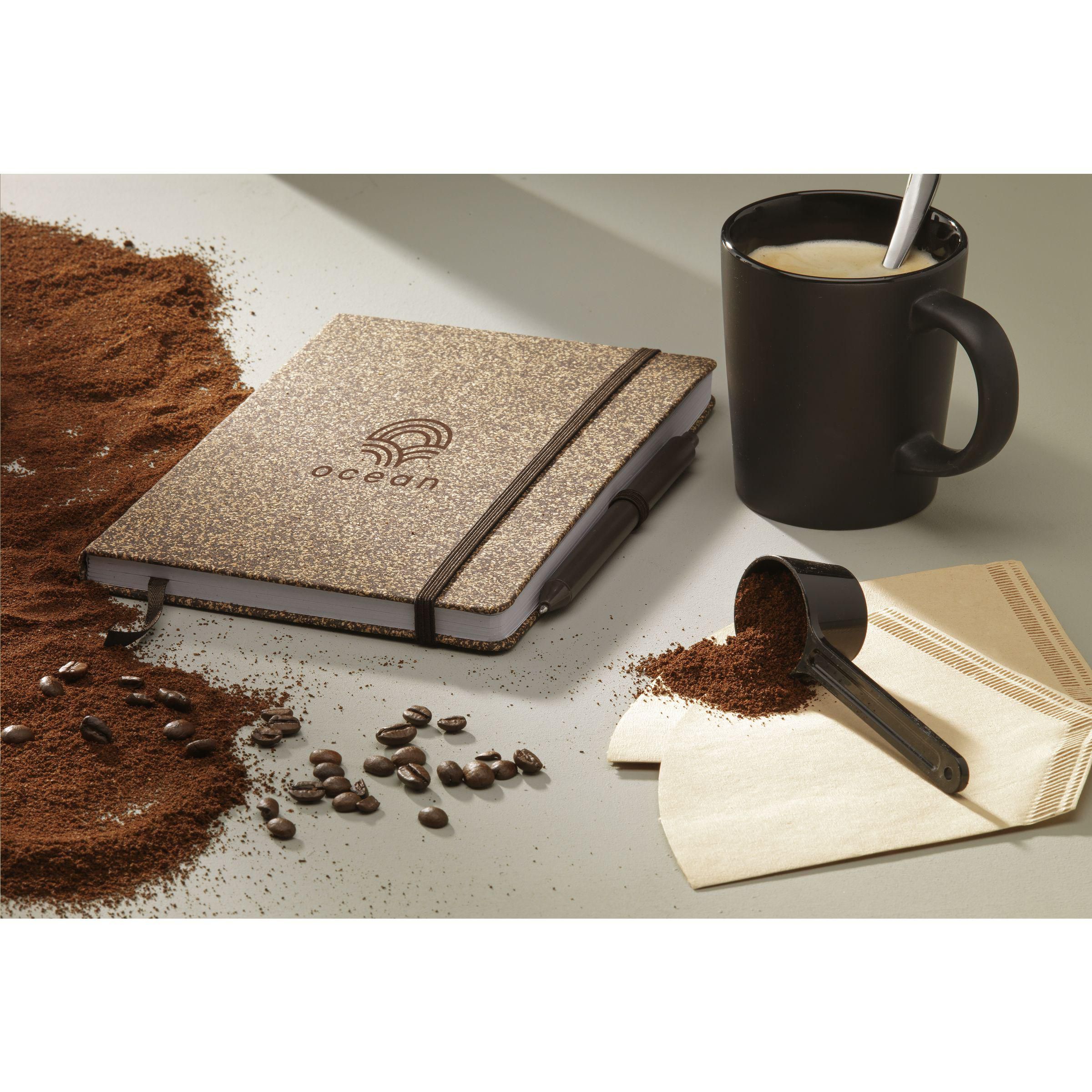 Vue 7 de CoffeeGround Cork Notebook A5 carnet de notes