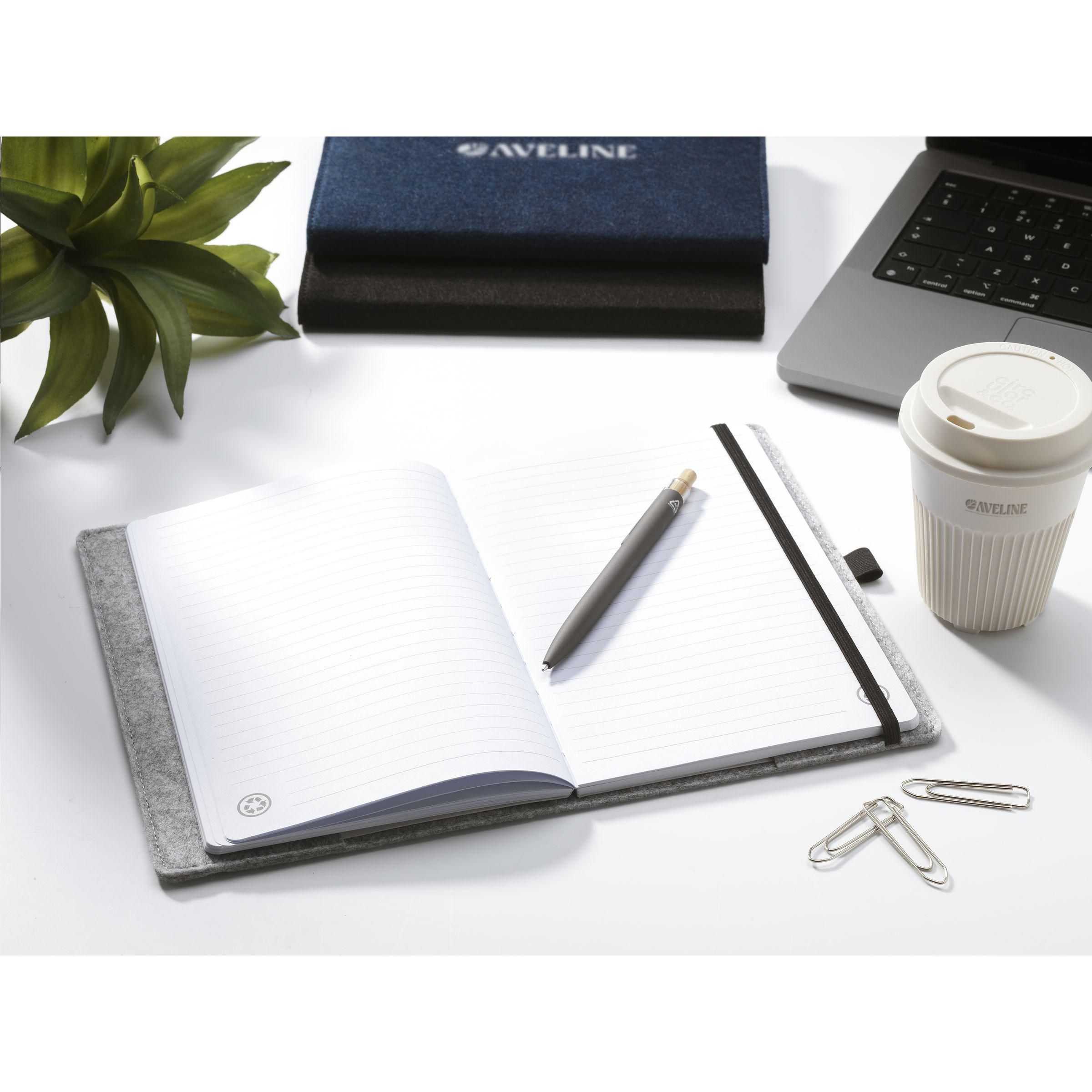 Vue 12 de Felty GRS RPET Notebook A5 carnet de notes