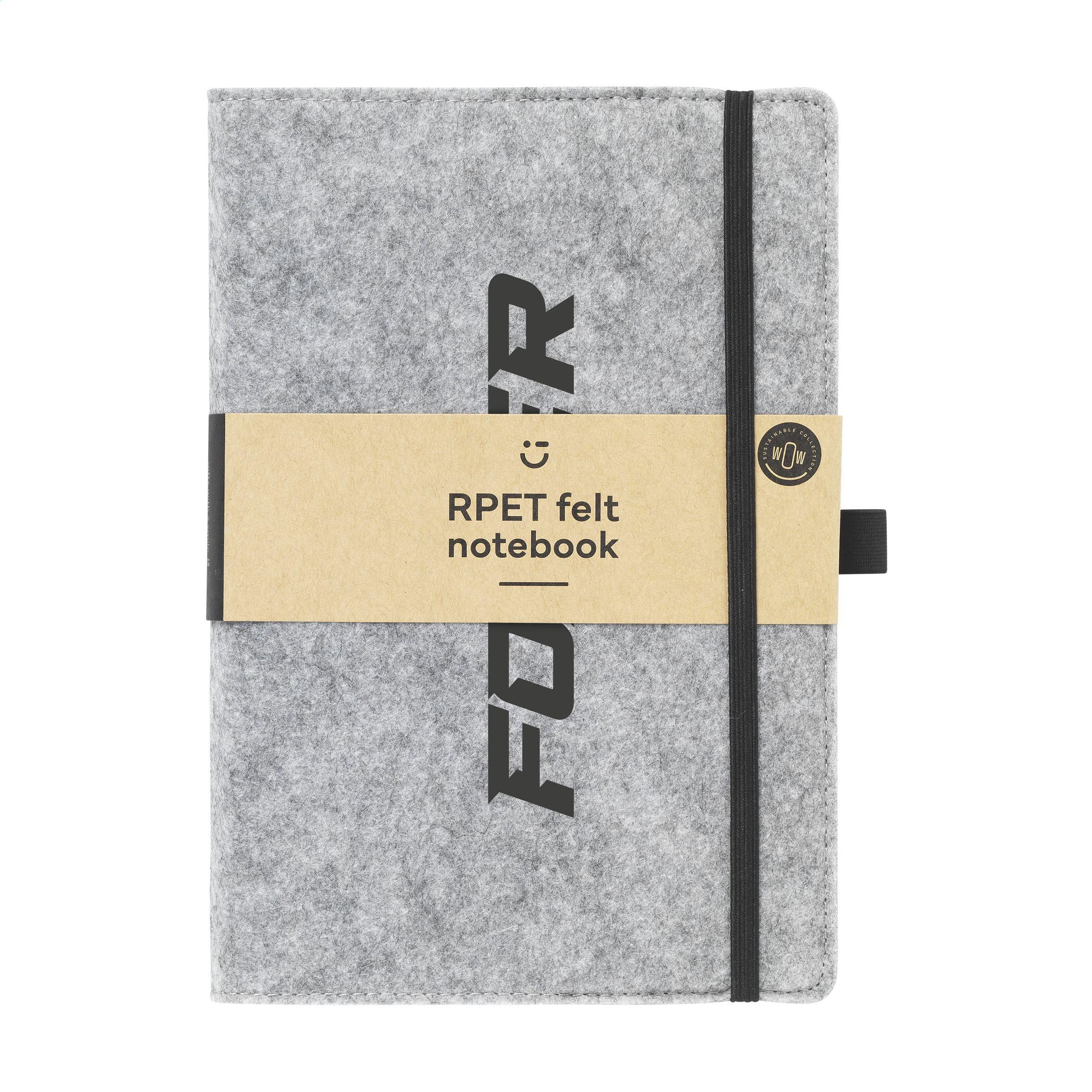 Vue 7 de Felty GRS RPET Notebook A5 carnet de notes