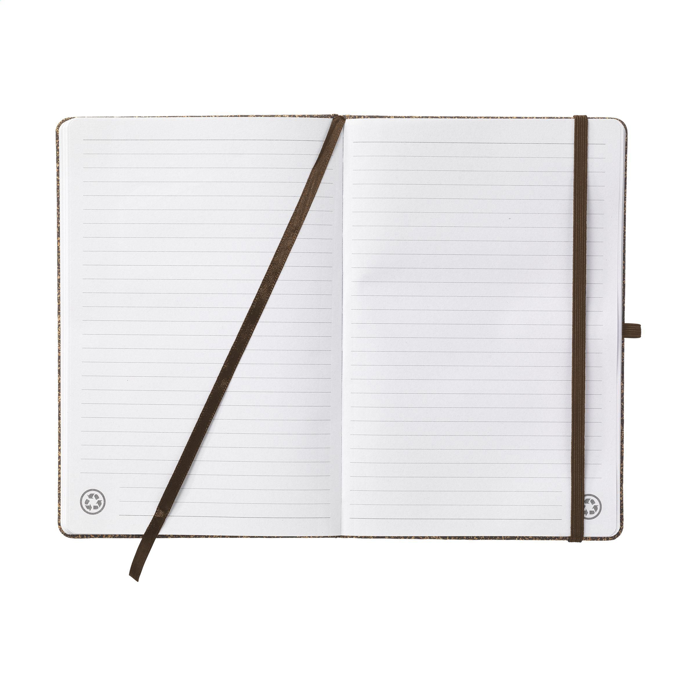 Vue 4 de CoffeeGround Cork Notebook A5 carnet de notes