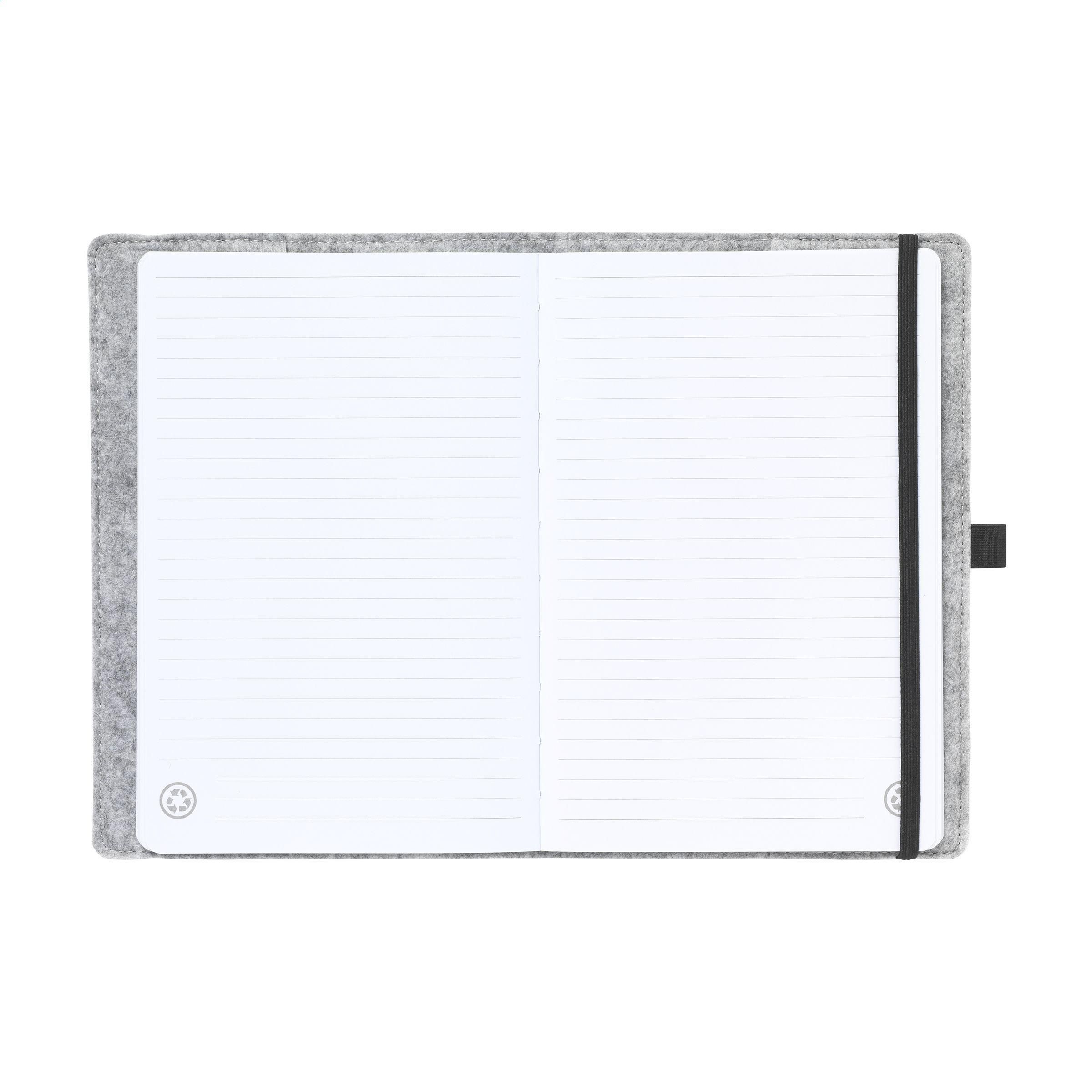 Vue 10 de Felty GRS RPET Notebook A5 carnet de notes