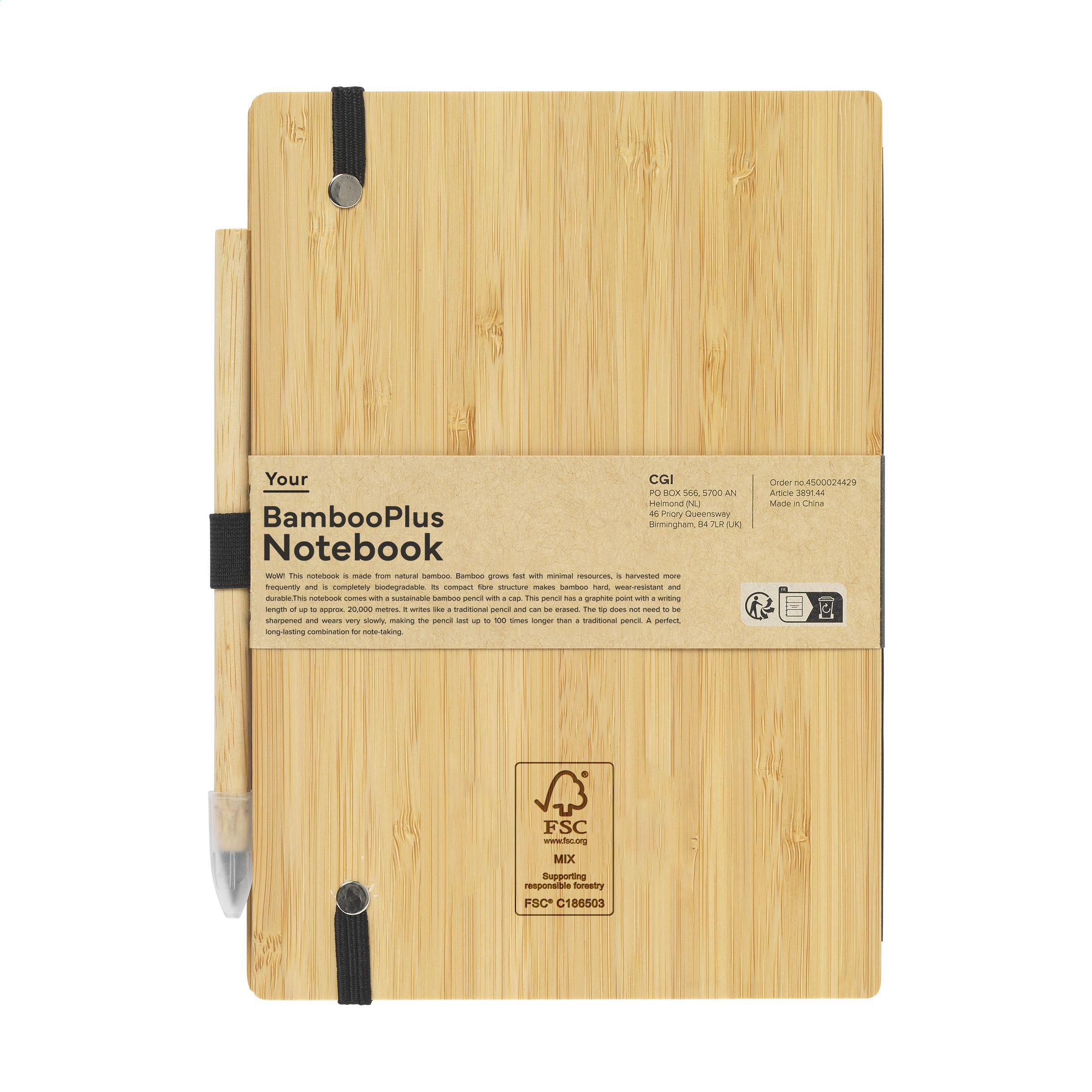 Vue 2 de BambooPlus Notebook A5 - Inkless Pen carnet de notes