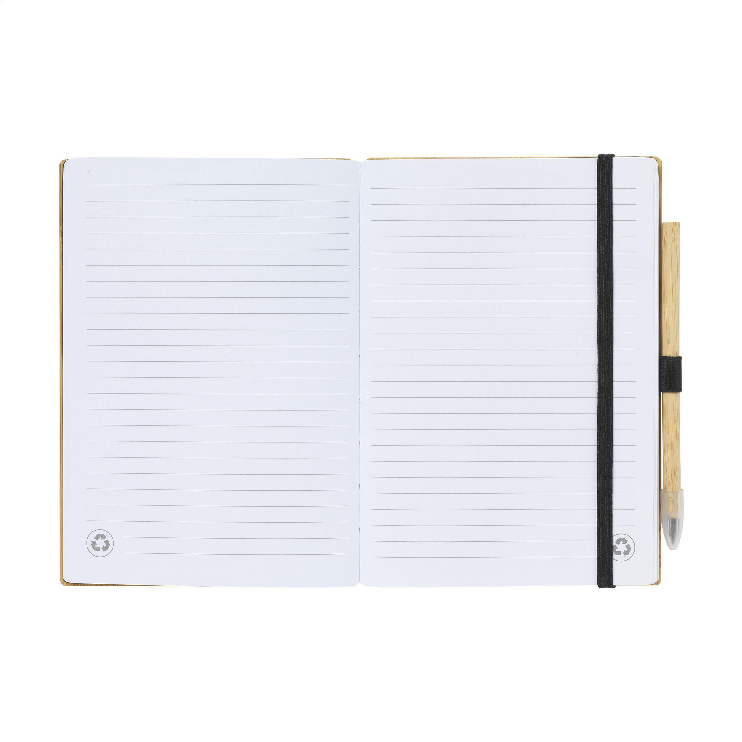 Vue 4 de BambooPlus Notebook A5 - Inkless Pen carnet de notes