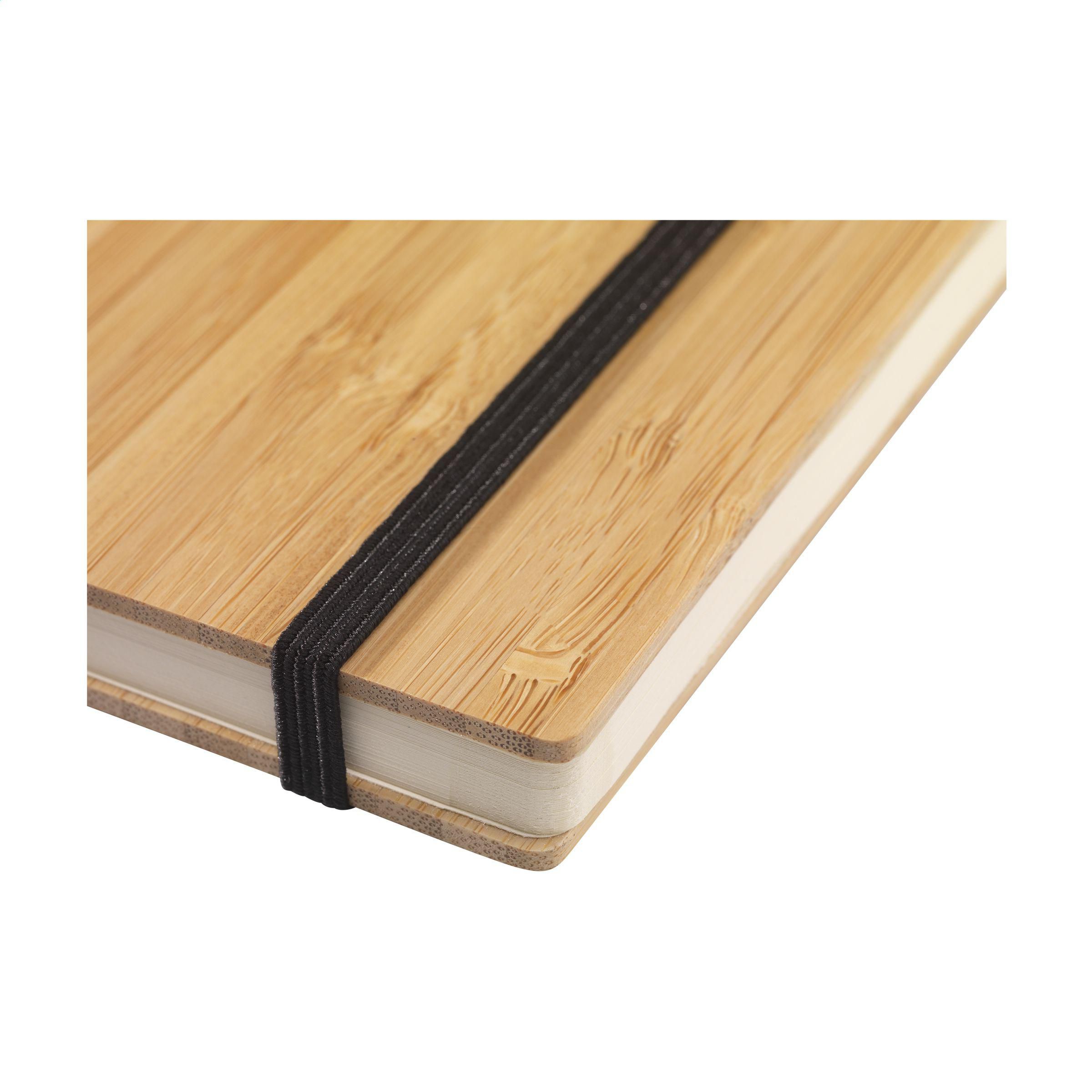 Vue 5 de Bamboo Journal Naked Spine Notebook A5 carnet de notes